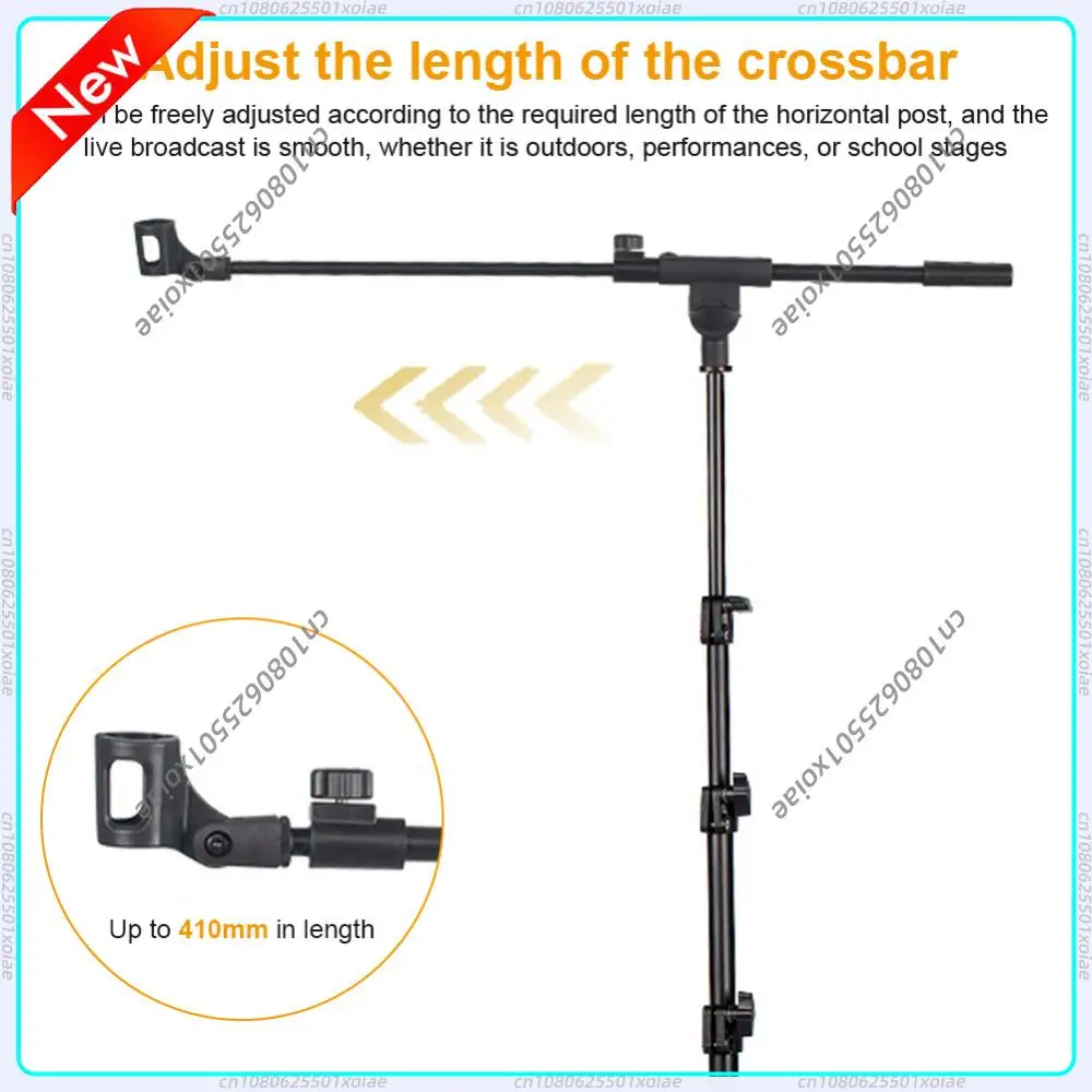 Microphone Stand Tripod Boom Arm Floor Mic Stand with Carrying Bag and 2 Mic Clips Microphone Holder for Singing Performance
Microphone Stand Tripod Boom Arm Floor Mic Stand with Carrying Bag and 2 Mic Clips Microphone Holder for Singing Performance