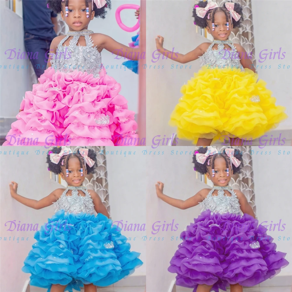 Lovely Little Baby Pink Flower Girls Dress for Wedding Dresses Quality Tulle Fluffy Layering Kids Party Birthday Evening Gowns
Lovely Little Baby Pink Flower Girls Dress for Wedding Dresses Quality Tulle Fluffy Layering Kids Party Birthday Evening Gowns