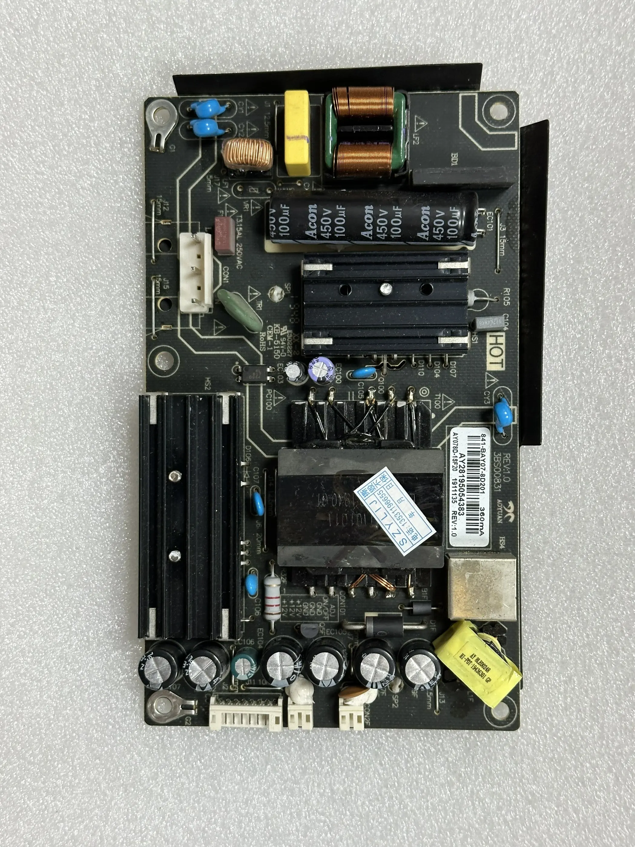 Для XMMNTWQ34 34G6R 34G2Q Плата питания AY078D-1SF20 30 31 REV:1.0 3BS00831
Для XMMNTWQ34 34G6R 34G2Q Плата питания AY078D-1SF20 30 31 REV:1.0 3BS00831