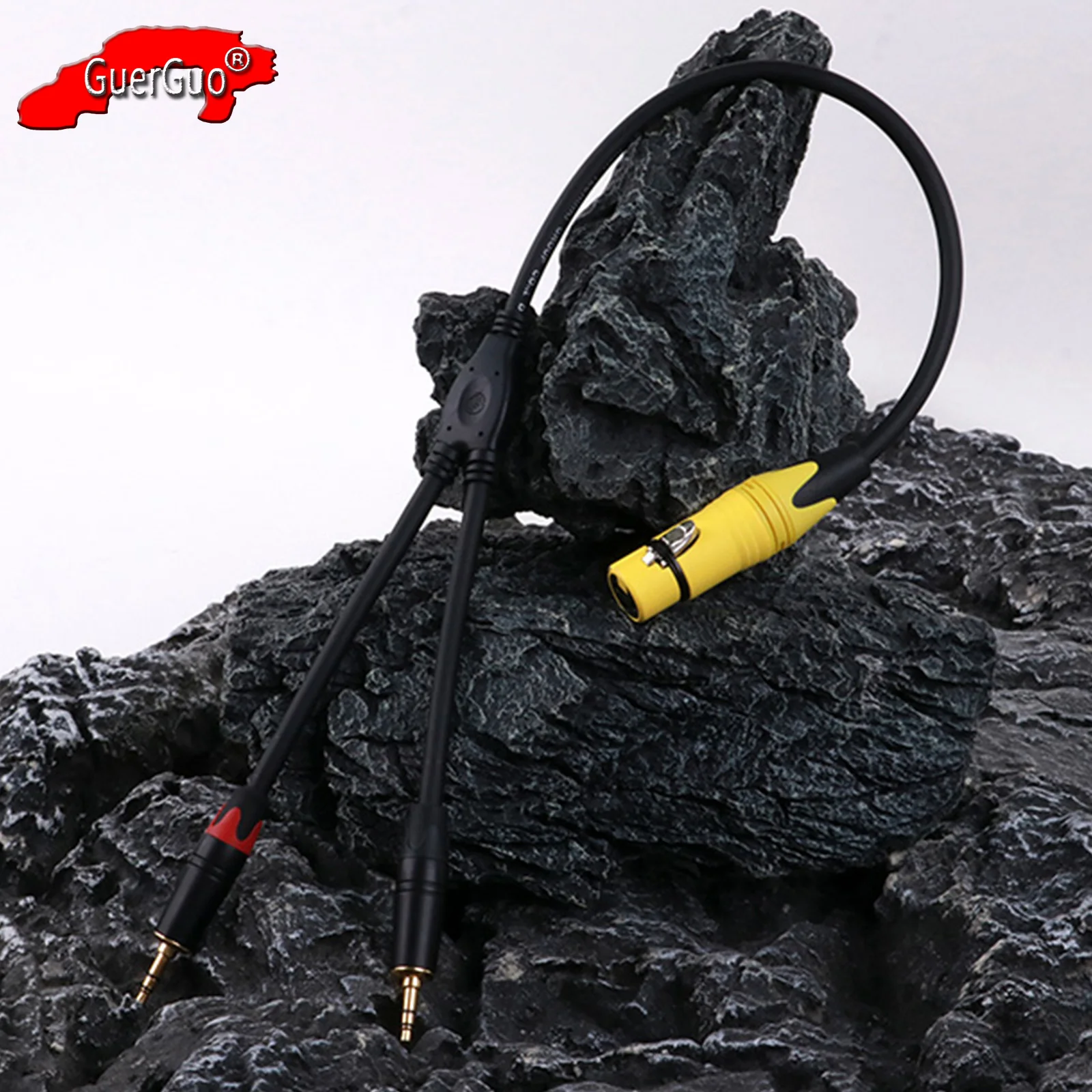 Dual 3.5mm 1/8" Stereo Jack to 3Pin XLR Female Cable,2 Aux 1/8 Inch to XLR Audio Converter Adapter OFC Shielded Y Splitter Cord
Dual 3.5mm 1/8" Stereo Jack to 3Pin XLR Female Cable,2 Aux 1/8 Inch to XLR Audio Converter Adapter OFC Shielded Y Splitter Cord