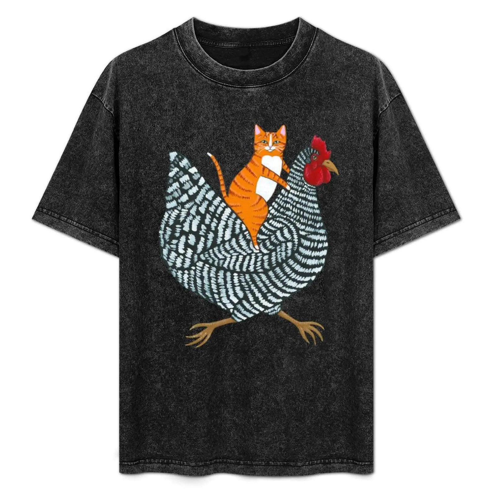 Ginger Cat Chicken Ride T-Shirt Comfortable Work Wear Tee
Ginger Cat Chicken Ride T-Shirt Comfortable Work Wear Tee