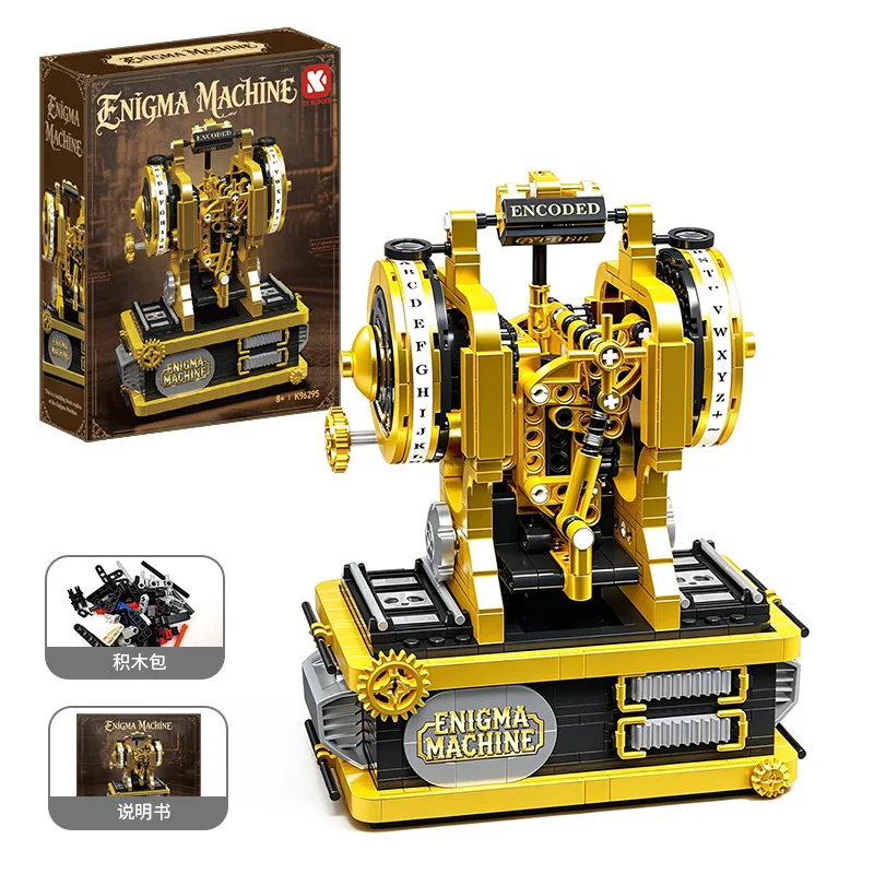 Medieval Retro Cipher Machine Typewriter Modular Technology BUilding Blocks FUnny Creative Model Ornaments Puzzle Assembly Toys
Medieval Retro Cipher Machine Typewriter Modular Technology BUilding Blocks FUnny Creative Model Ornaments Puzzle Assembly Toys