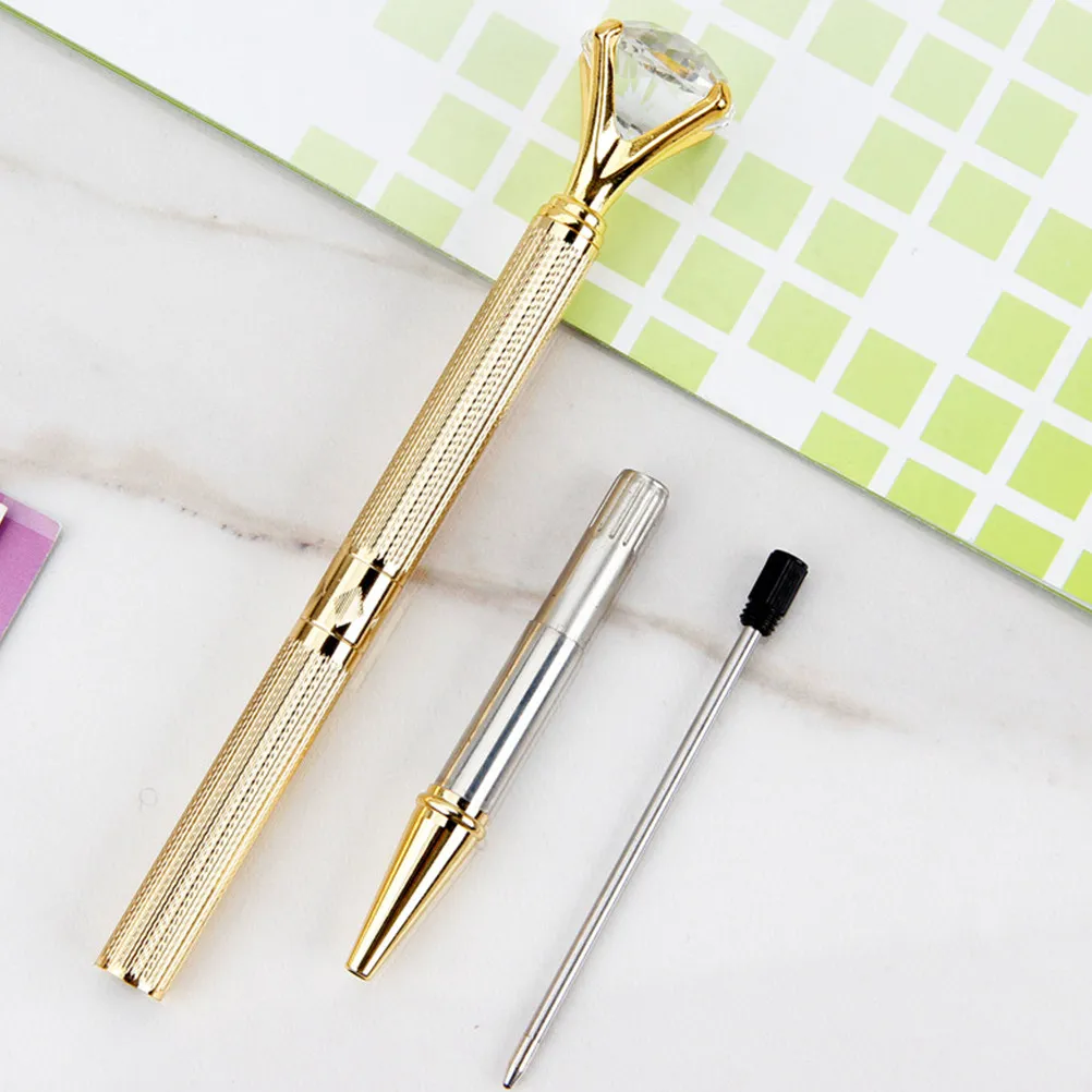 2Pcs Crystal Diamond Decorated Metal Body Ballpoint Pens Smooth Wear Resistant Writing Tool for Work Study Employee Gifts
2Pcs Crystal Diamond Decorated Metal Body Ballpoint Pens Smooth Wear Resistant Writing Tool for Work Study Employee Gifts