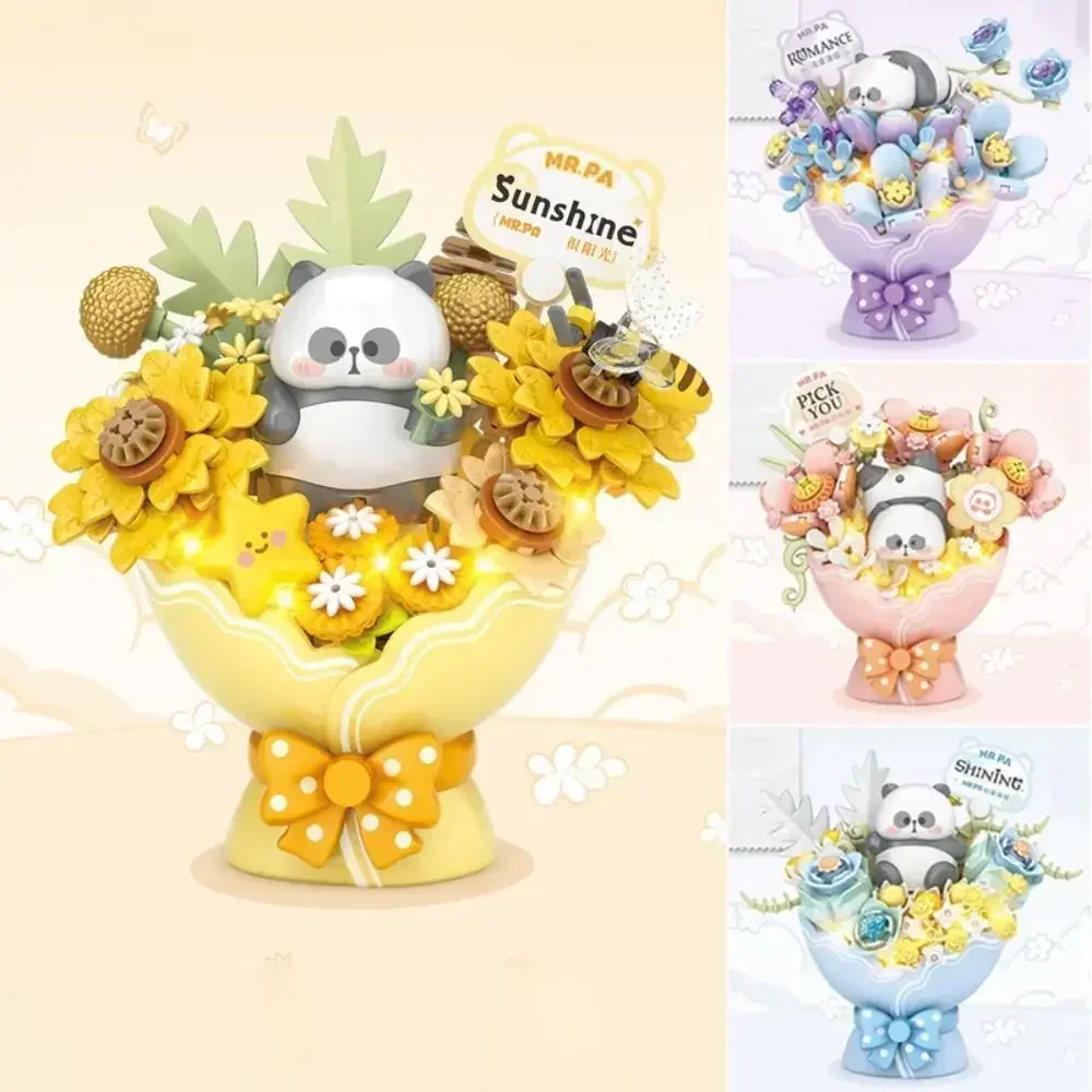 Creative Sunflower Immortal Panda Flower Building Block Particle Educational Toy Desktop Ornaments for Girlfriend Christmas Gift
Creative Sunflower Immortal Panda Flower Building Block Particle Educational Toy Desktop Ornaments for Girlfriend Christmas Gift