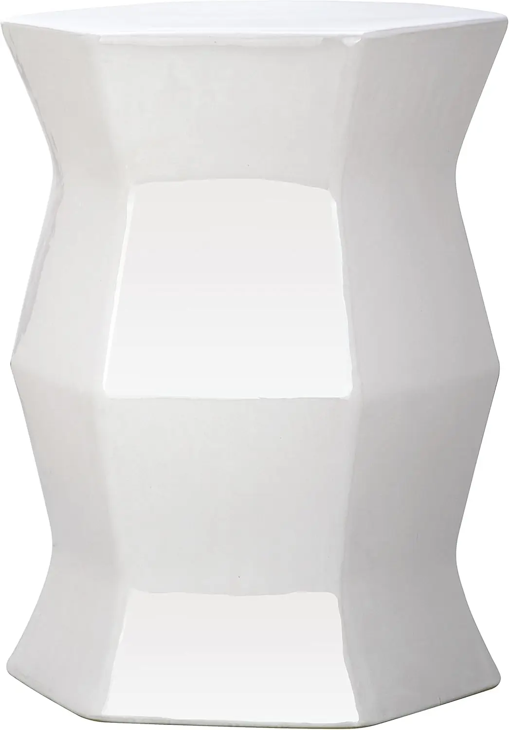 Modern White Hexagon Ceramic Garden Stool, Elegant Home Decor Accent
Modern White Hexagon Ceramic Garden Stool, Elegant Home Decor Accent
