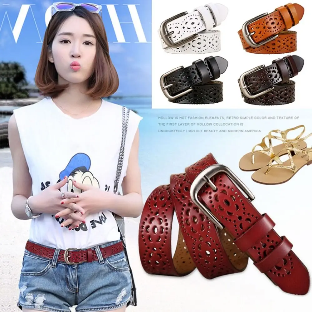 Fashion Solid Color Women Belts Hollow Out PU Leather Business Waist Band Adjustable Needle Buckle Belt
Fashion Solid Color Women Belts Hollow Out PU Leather Business Waist Band Adjustable Needle Buckle Belt