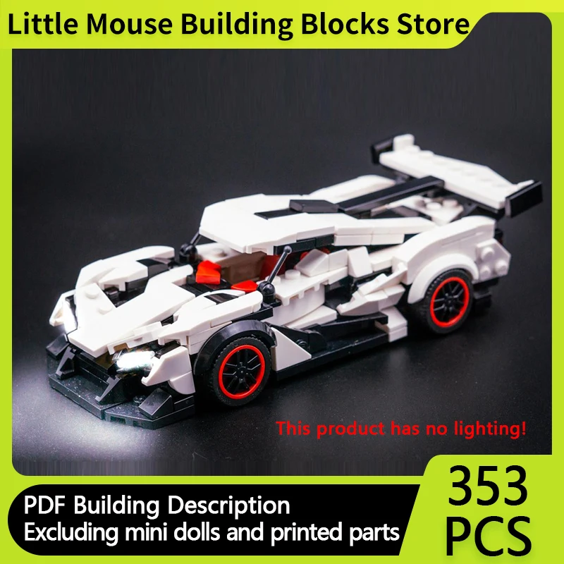Speed Champion City Car Model MOC Building Top Tier Sports Car IE White Modular Technology Holiday Assemble Children Toys Suit
Speed Champion City Car Model MOC Building Top Tier Sports Car IE White Modular Technology Holiday Assemble Children Toys Suit