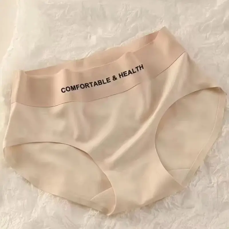 Women High-Waisted Underwear Invisible Panties Seamless Briefs Female Underpants Panties Solid Comfy Lingerie Ice Silk
Women High-Waisted Underwear Invisible Panties Seamless Briefs Female Underpants Panties Solid Comfy Lingerie Ice Silk