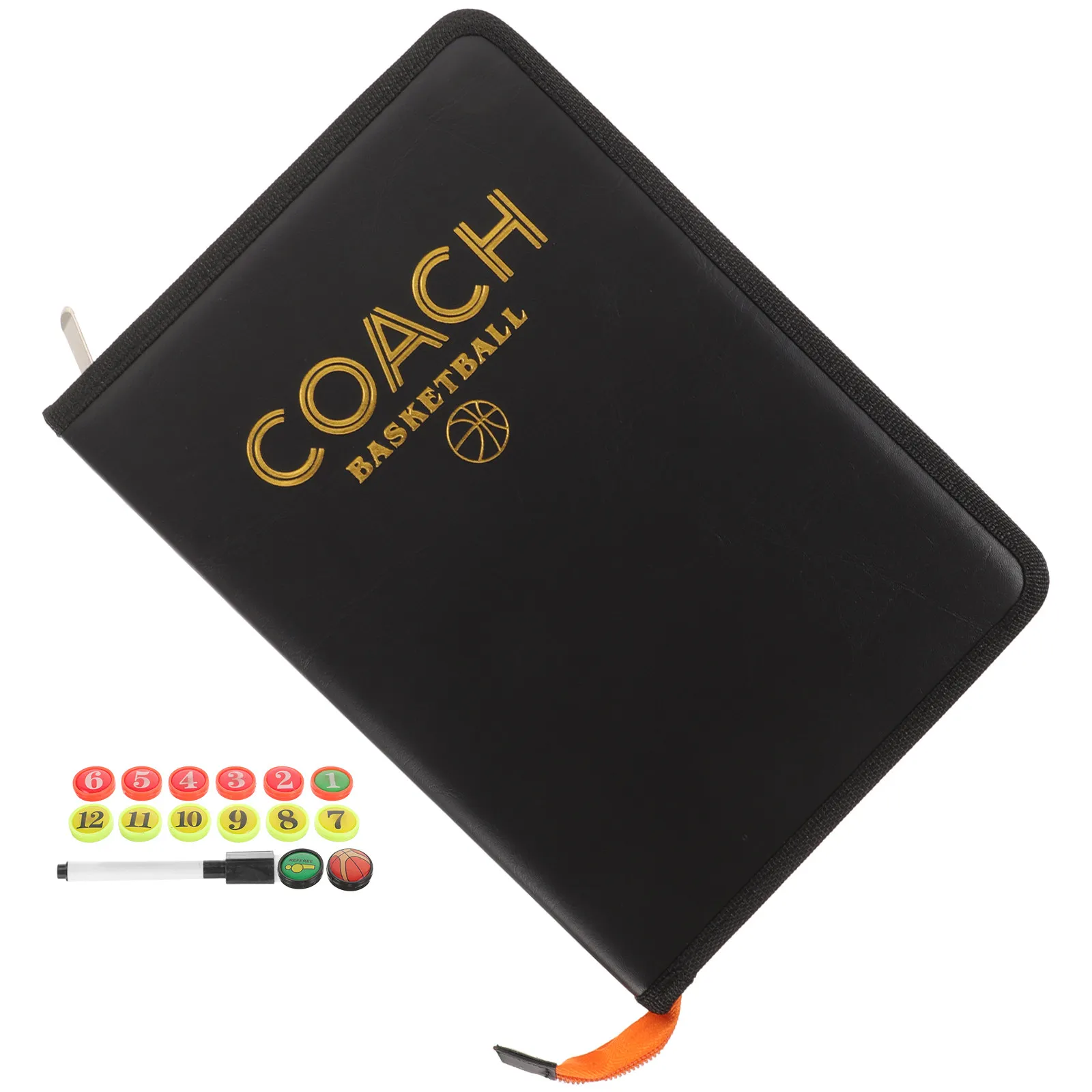 Basketball Coaching Board Portable PU Magnetic Dry Erase Training Board for Sport Match Communication Basketball Gear
Basketball Coaching Board Portable PU Magnetic Dry Erase Training Board for Sport Match Communication Basketball Gear