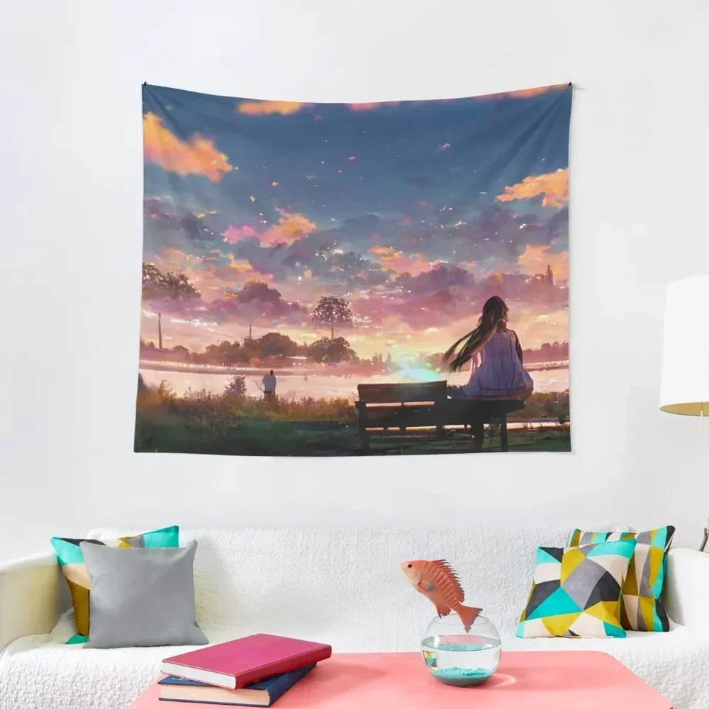 Anime girl sitting alone on a bench Tapestry Room Decoration Aesthetic Wall Mural Wall Deco Decorative Wall Mural Tapestry 
Anime girl sitting alone on a bench Tapestry Room Decoration Aesthetic Wall Mural Wall Deco Decorative Wall Mural Tapestry