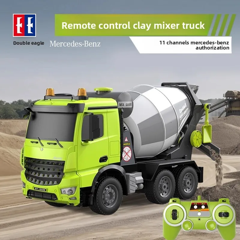 Double Eagle Electric Remote Control Mixer Truck RC Engineering Cement Tanker Door Open Sound and Light Toy Children's Gift
Double Eagle Electric Remote Control Mixer Truck RC Engineering Cement Tanker Door Open Sound and Light Toy Children's Gift