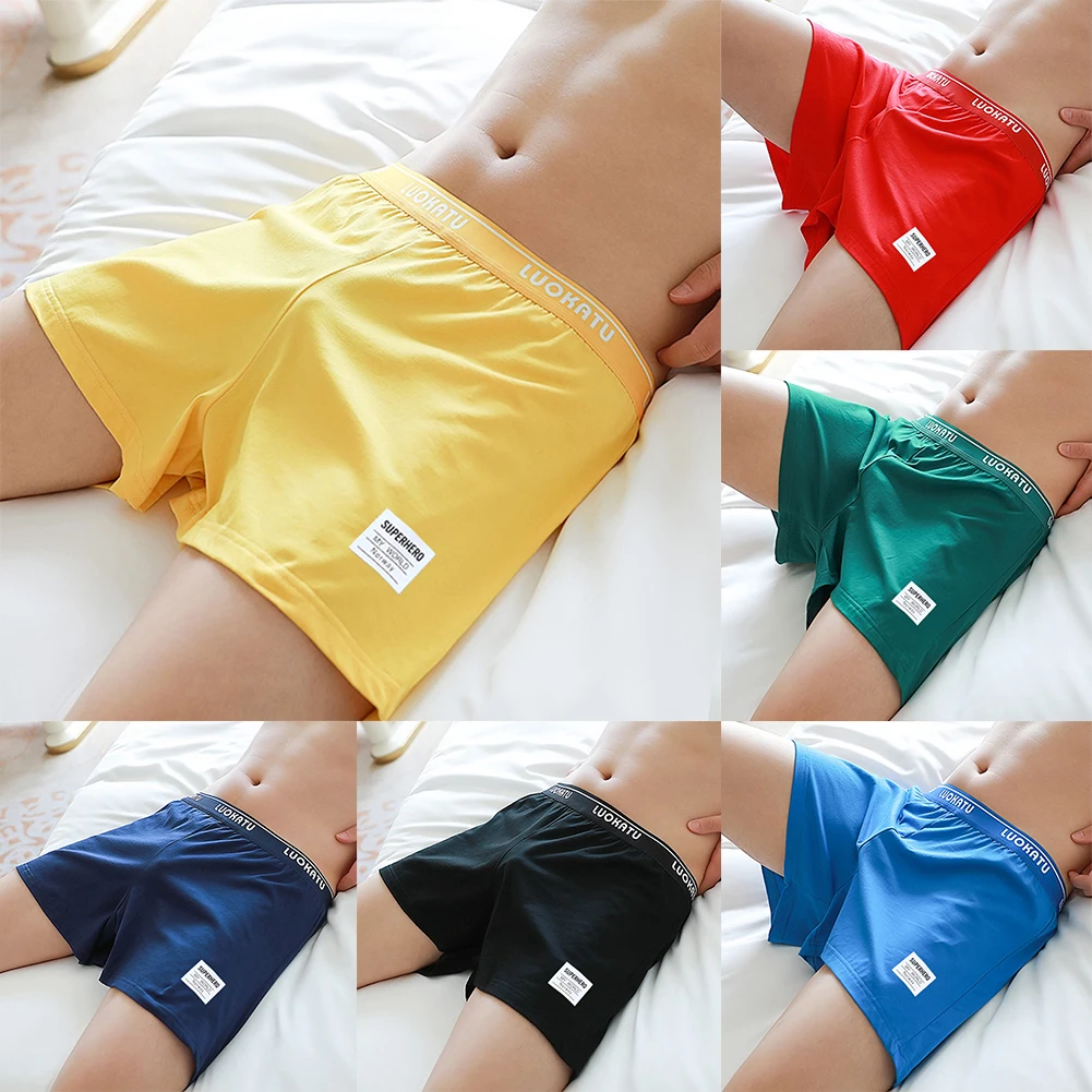 1pc Men Cotton Boxer Briefs Underwear Home Sleep Bottoms Shorts Trunks Elastic Waist Man Boxers Size M-3XL
1pc Men Cotton Boxer Briefs Underwear Home Sleep Bottoms Shorts Trunks Elastic Waist Man Boxers Size M-3XL