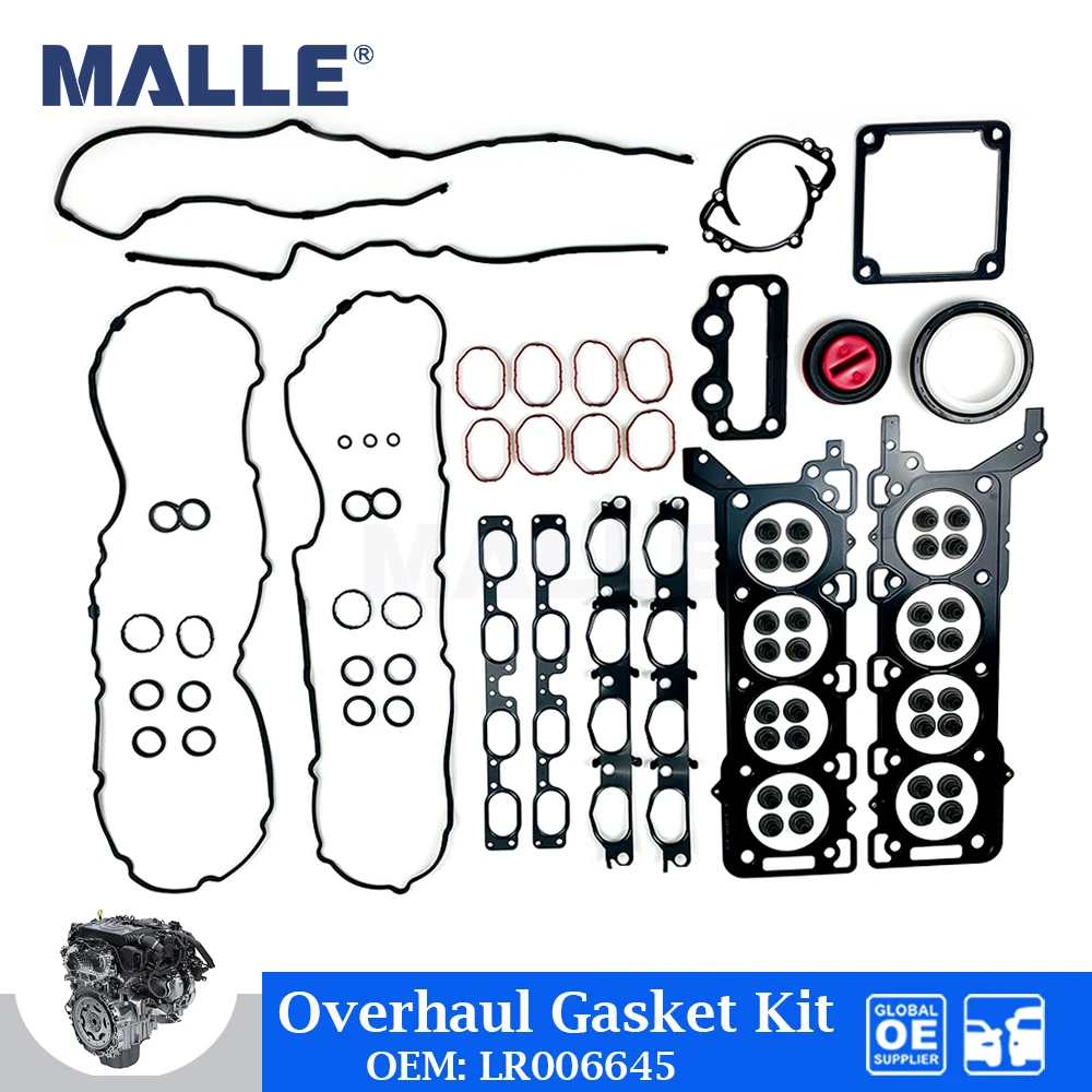 4.4L Engine Overhaul Gasket Kit For Land Rover DISCOVERY L319 RANGE ROVER L322 L320 4.4T GAS 448PN Auto Car Accessories LR006645
4.4L Engine Overhaul Gasket Kit For Land Rover DISCOVERY L319 RANGE ROVER L322 L320 4.4T GAS 448PN Auto Car Accessories LR006645