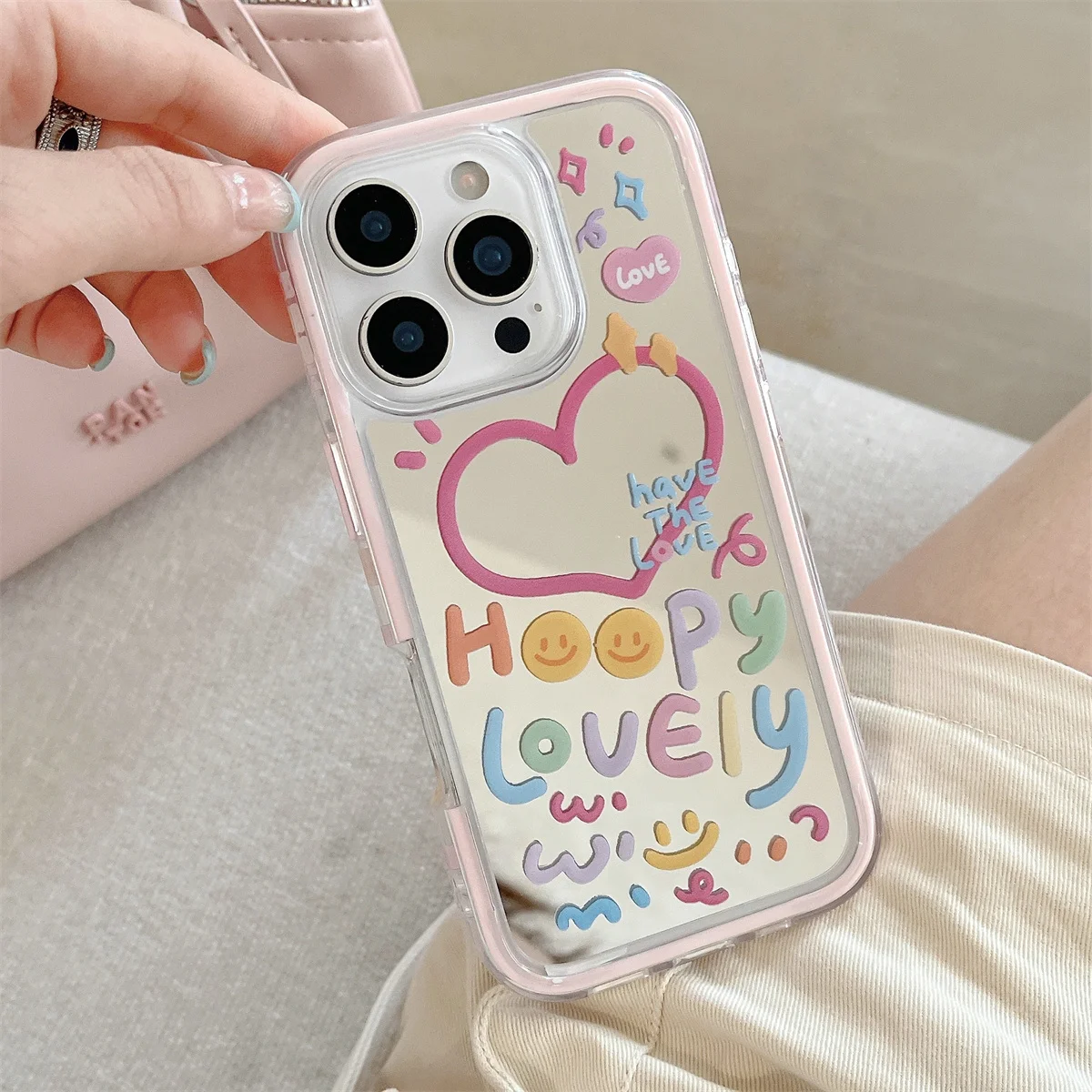 Colorful graffiti heart-shaped mirror surface Phone Case For iPhone 16 15 14 13 Pro Max fundas iphone 15 case Protective cover
Colorful graffiti heart-shaped mirror surface Phone Case For iPhone 16 15 14 13 Pro Max fundas iphone 15 case Protective cover