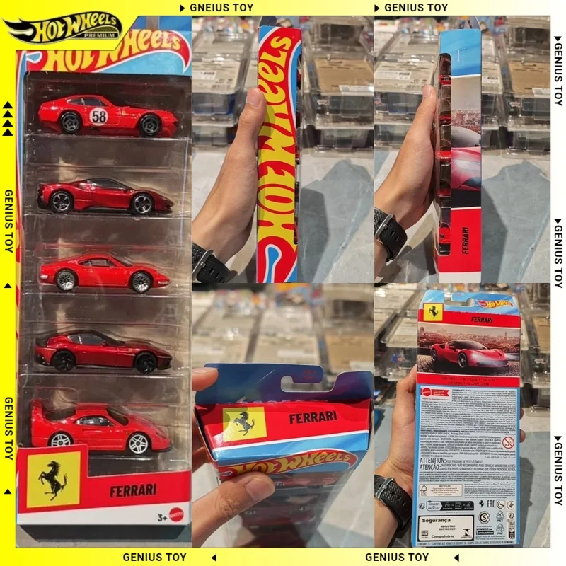 Hot Wheels 2026 Ferrari 5-pack 365 GTB4 C SF90 Stradale Dino 206 GT 12Cilindri 1:64 Alloy Metal Diecast Car Collectible Toy Gift
Hot Wheels 2026 Ferrari 5-pack 365 GTB4 C SF90 Stradale Dino 206 GT 12Cilindri 1:64 Alloy Metal Diecast Car Collectible Toy Gift