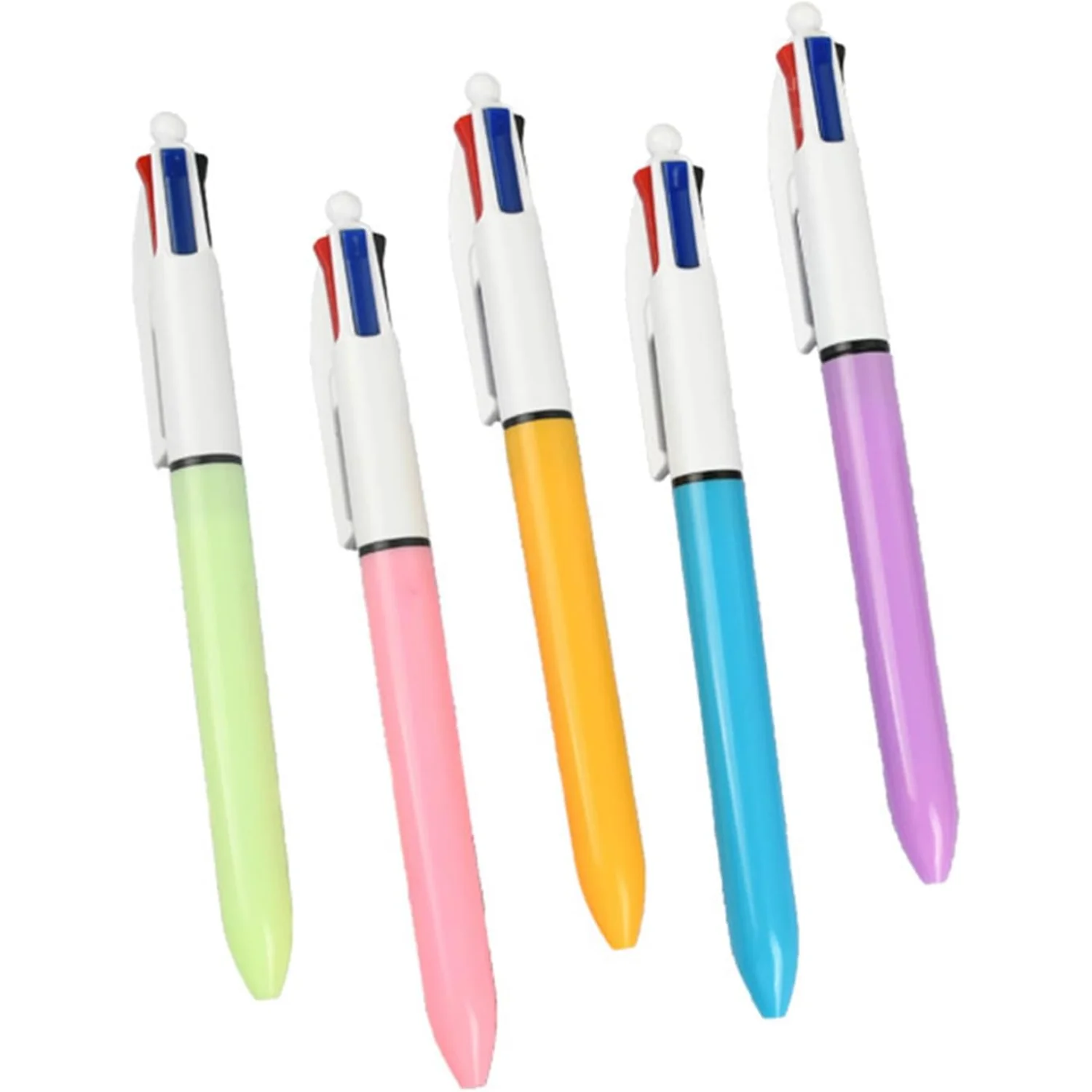 5 Pieces Retractable Multicolored Ballpoint Pen 4-Colors--1 Ballpoint Pen For Kid Student Class Reward Christmas Gift Ballpoint
5 Pieces Retractable Multicolored Ballpoint Pen 4-Colors--1 Ballpoint Pen For Kid Student Class Reward Christmas Gift Ballpoint