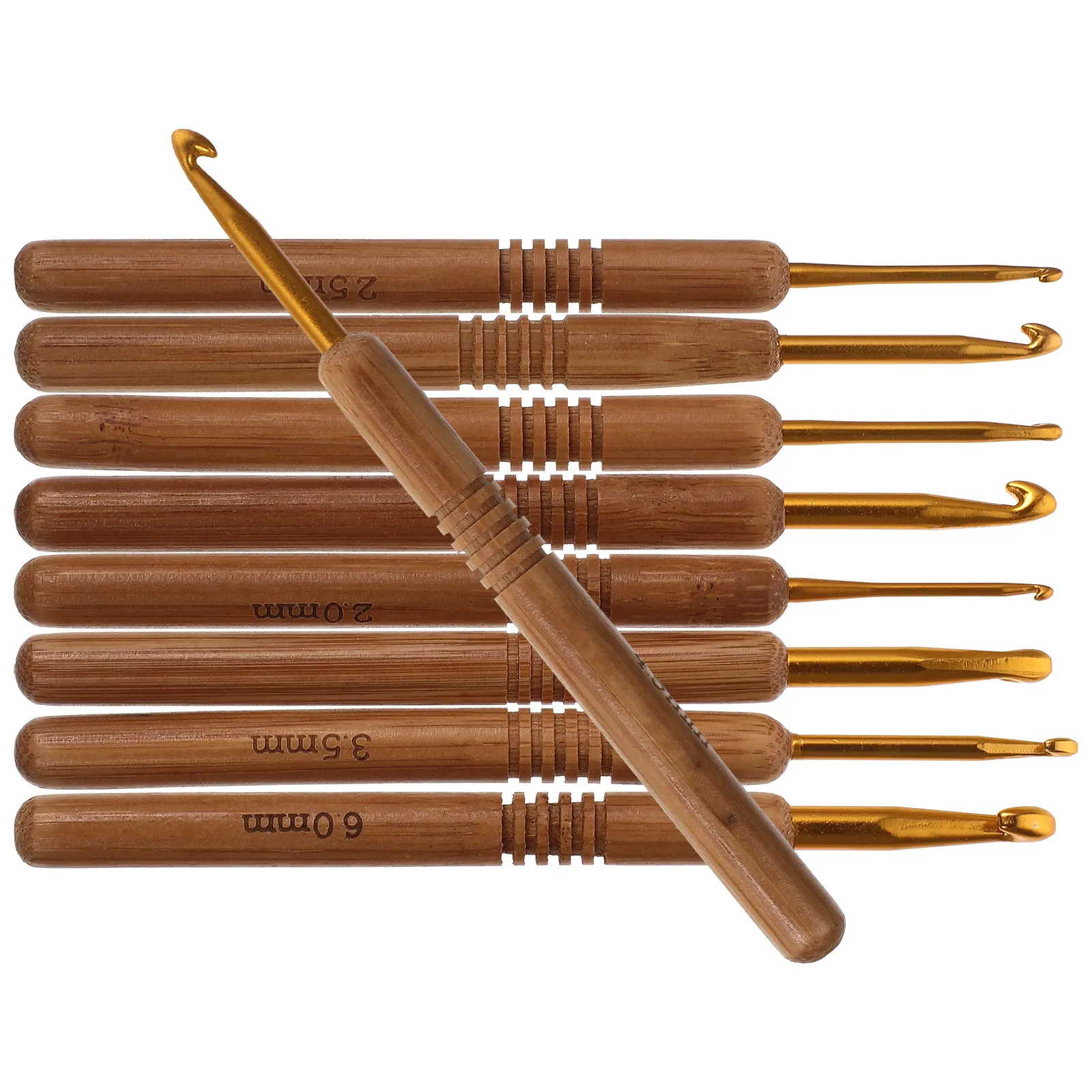 9Pcs Crochet Hooks Set Durable Knitting Needle Bamboo Tools For Dreadlocks Long Hook Crafting Weaving Sweater Braid Accessories
9Pcs Crochet Hooks Set Durable Knitting Needle Bamboo Tools For Dreadlocks Long Hook Crafting Weaving Sweater Braid Accessories