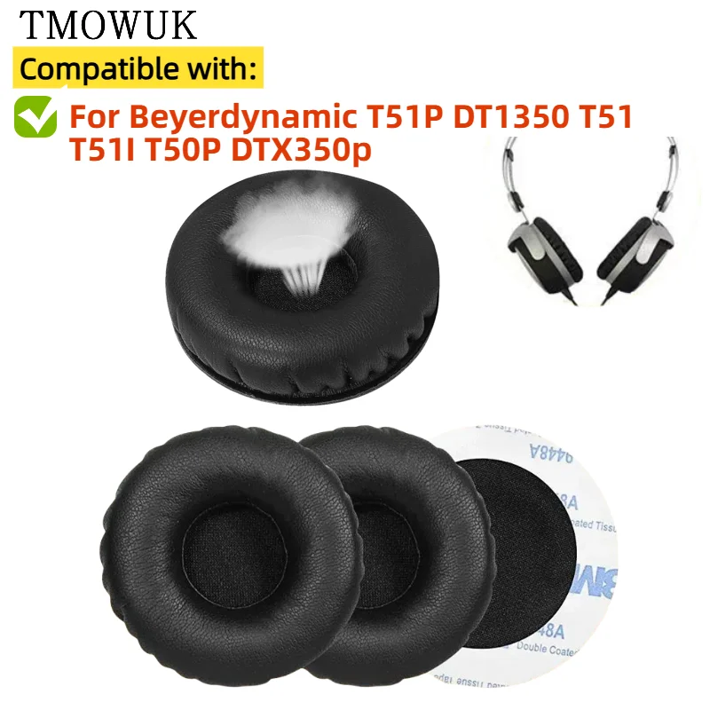 Soft Foam Protein Leather Ear Pads Compatible For Beyerdynamic T51P DT1350 T51 T51I T50P DTX350p Headset Earmuff Earphone Sleeve
Soft Foam Protein Leather Ear Pads Compatible For Beyerdynamic T51P DT1350 T51 T51I T50P DTX350p Headset Earmuff Earphone Sleeve
