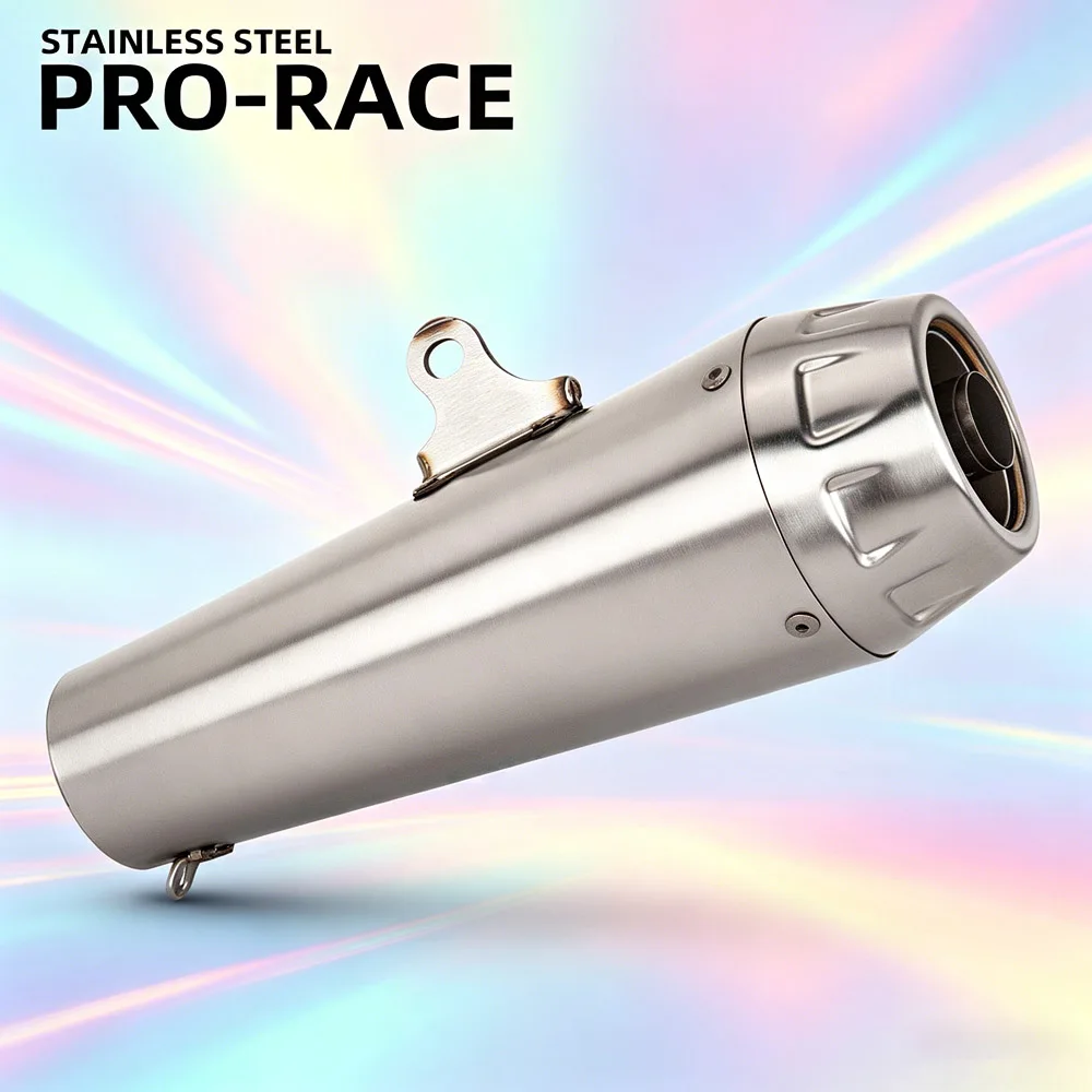 For 450SS 450SR-S NX500 RS660 Motorcycle Exhaust Kit Racing Universal 51mm/60mm Interface Tail Pipe Muffler With DB Killer
For 450SS 450SR-S NX500 RS660 Motorcycle Exhaust Kit Racing Universal 51mm/60mm Interface Tail Pipe Muffler With DB Killer
