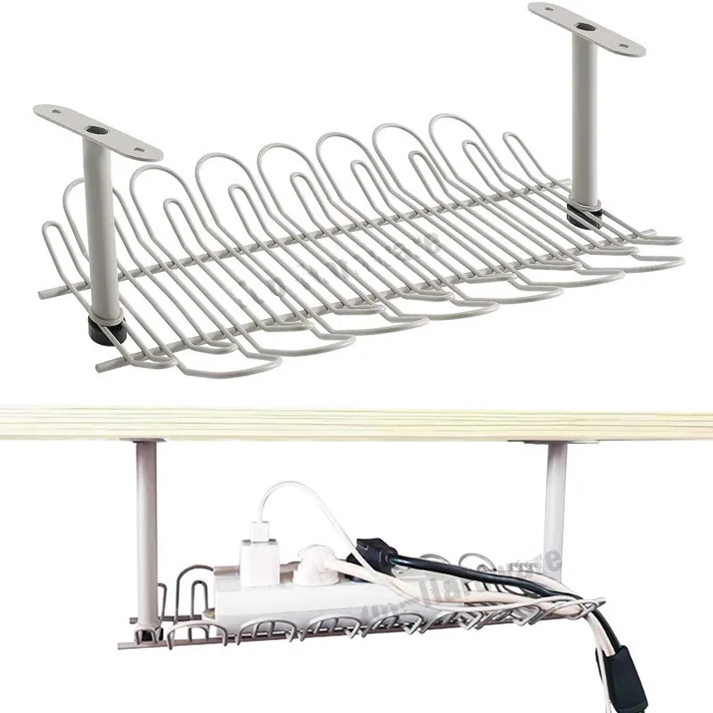 Under Table Storage Rack Cable Management Tray Home Office Desk Wire Organizer No Punching kitchen storage Home Accessories
Under Table Storage Rack Cable Management Tray Home Office Desk Wire Organizer No Punching kitchen storage Home Accessories
