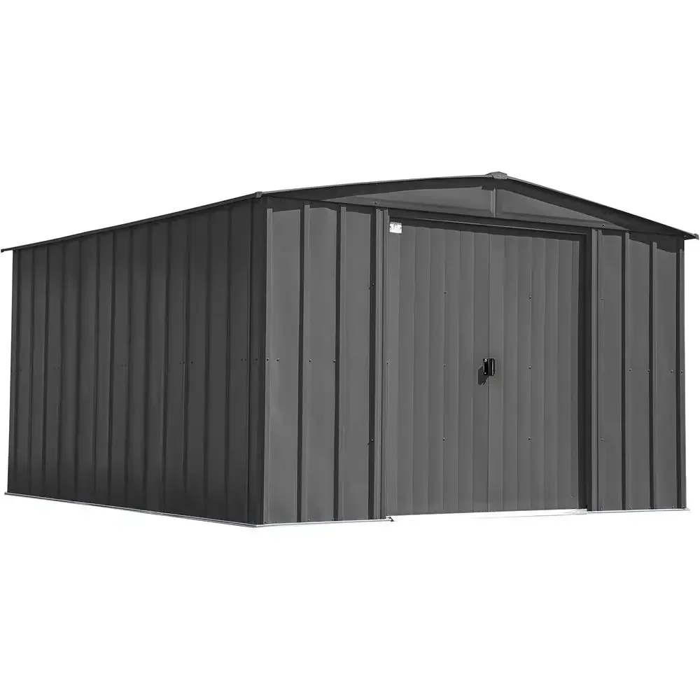 10x14 Charcoal Steel Storage Shed
10x14 Charcoal Steel Storage Shed