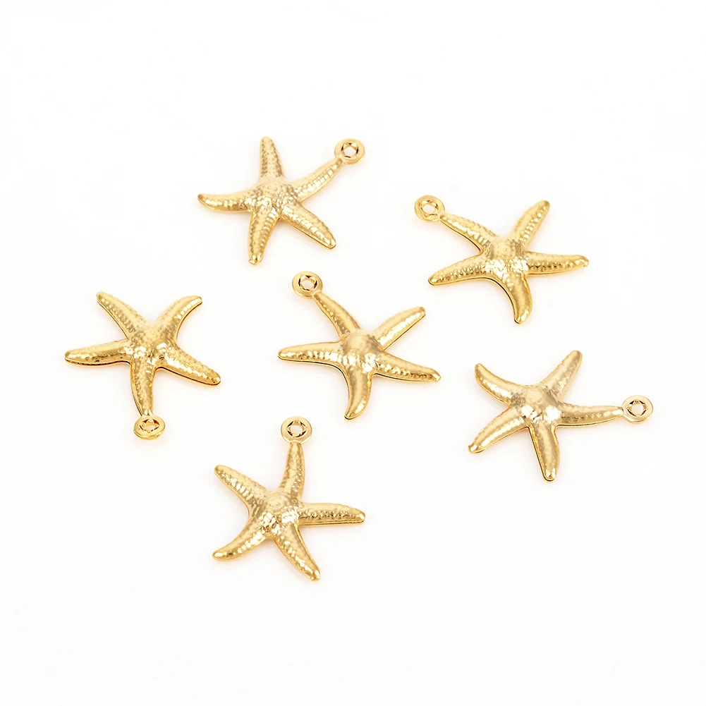 10pcs Starfish 304 Stainless Steel Pendants Metal Charms For Jewelry Making DIY Bracelet Necklace Dangle Earrings Accessories
10pcs Starfish 304 Stainless Steel Pendants Metal Charms For Jewelry Making DIY Bracelet Necklace Dangle Earrings Accessories