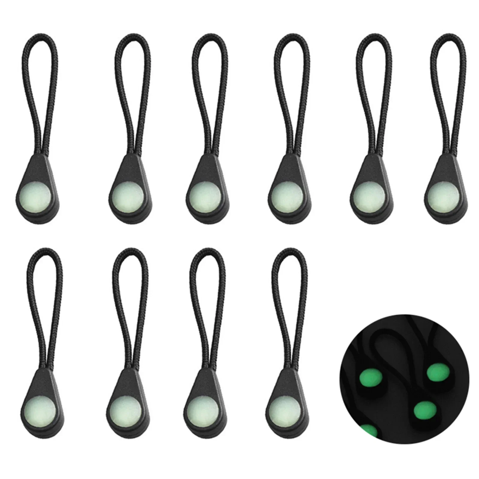 10PCS Luminous Zip Extension 10PCS Luminous Zip Extension Puller Heads Zip Tags Versatile Outdoor Camping Night Work Tools
10PCS Luminous Zip Extension 10PCS Luminous Zip Extension Puller Heads Zip Tags Versatile Outdoor Camping Night Work Tools
