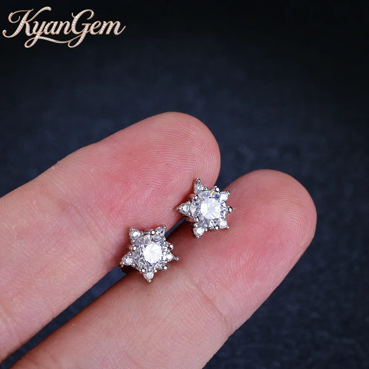 Серьги-звездочки KyanGem из золота 18 карат с бриллиантами 0,5 карата, атмосферные серьги-звездочки из платины PT950 с муассанитом, ювелирные изделия
Серьги-звездочки KyanGem из золота 18 карат с бриллиантами 0,5 карата, атмосферные серьги-звездочки из платины PT950 с муассанитом, ювелирные изделия