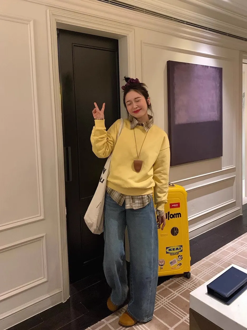 Женский свитшот Xubeng Spring Basic с длинным рукавом и круглым вырезом, свободного кроя, в японском уличном стиле
Женский свитшот Xubeng Spring Basic с длинным рукавом и круглым вырезом, свободного кроя, в японском уличном стиле