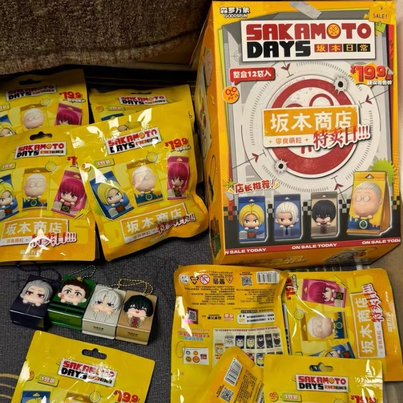 Аниме SAKAMOTOS Days, мини-заглушка, игрушки, фигурки, сумка на вынос, рюкзак, коллекция украшений, подарки на день рождения для детей
Аниме SAKAMOTOS Days, мини-заглушка, игрушки, фигурки, сумка на вынос, рюкзак, коллекция украшений, подарки на день рождения для детей