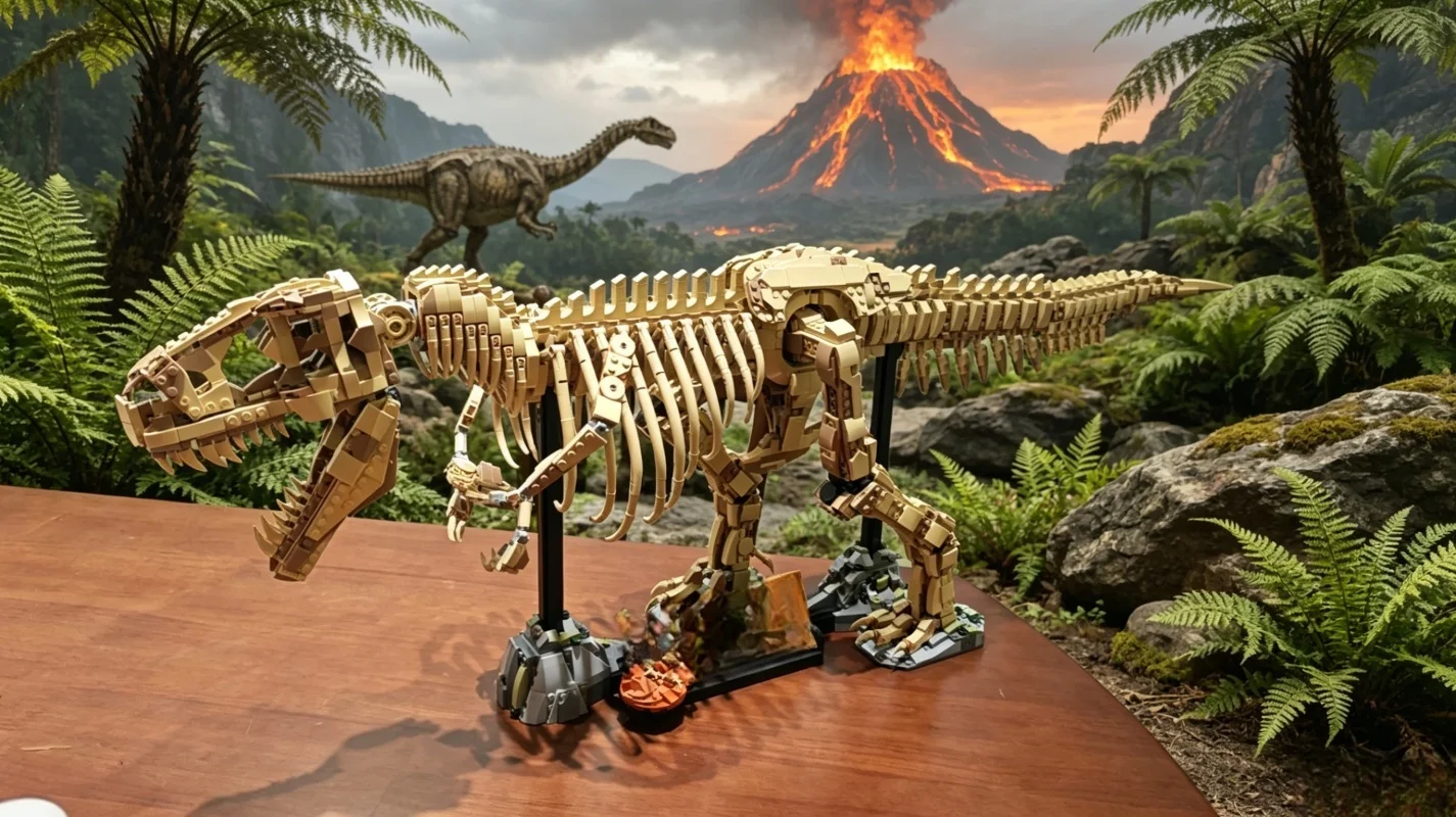 New MOC Dinosaur Skeleton Fossil Model Building Blocks, Home Decor Ornaments, Holiday Gifts
New MOC Dinosaur Skeleton Fossil Model Building Blocks, Home Decor Ornaments, Holiday Gifts