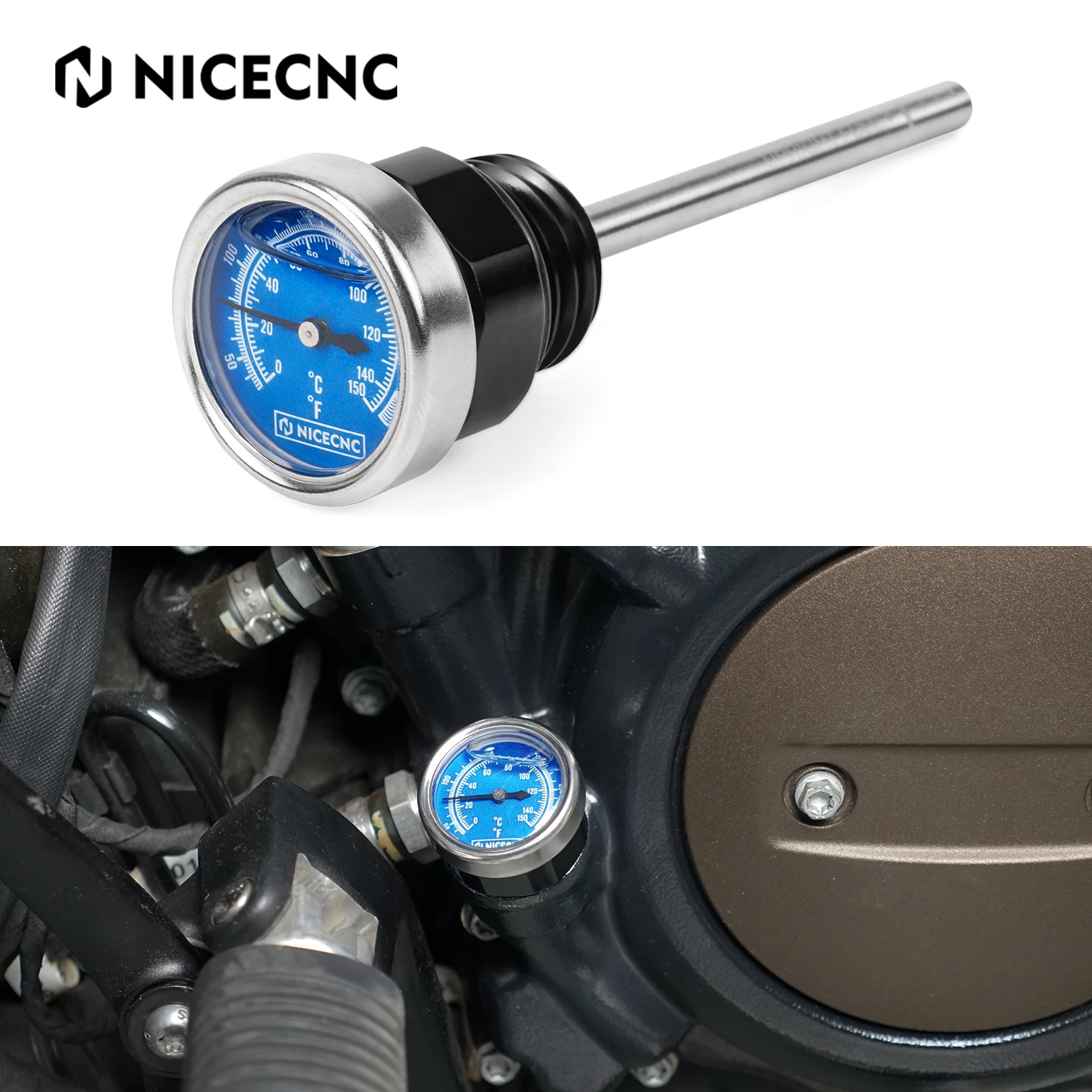 NICECNC Oil Dipstick w/ Thermometer 62700321 for Harley 2021-2024 Sportster S RH1250S Pan America 1250 RA1250 Nightster RH975
NICECNC Oil Dipstick w/ Thermometer 62700321 for Harley 2021-2024 Sportster S RH1250S Pan America 1250 RA1250 Nightster RH975