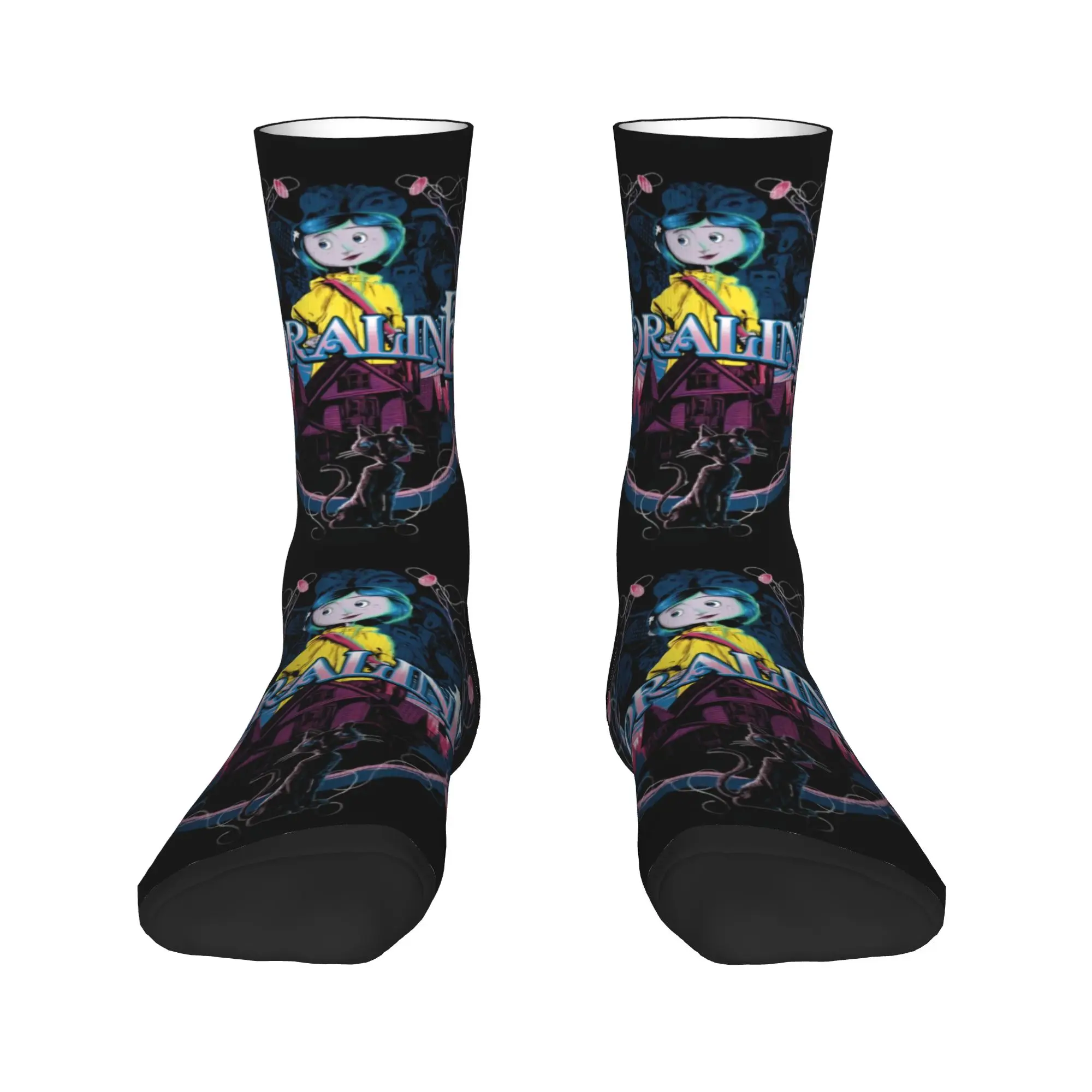 Horror Halloween Coraline Movie Mens Crew Socks Unisex Fun 3D Printed Dress Socks
Horror Halloween Coraline Movie Mens Crew Socks Unisex Fun 3D Printed Dress Socks
