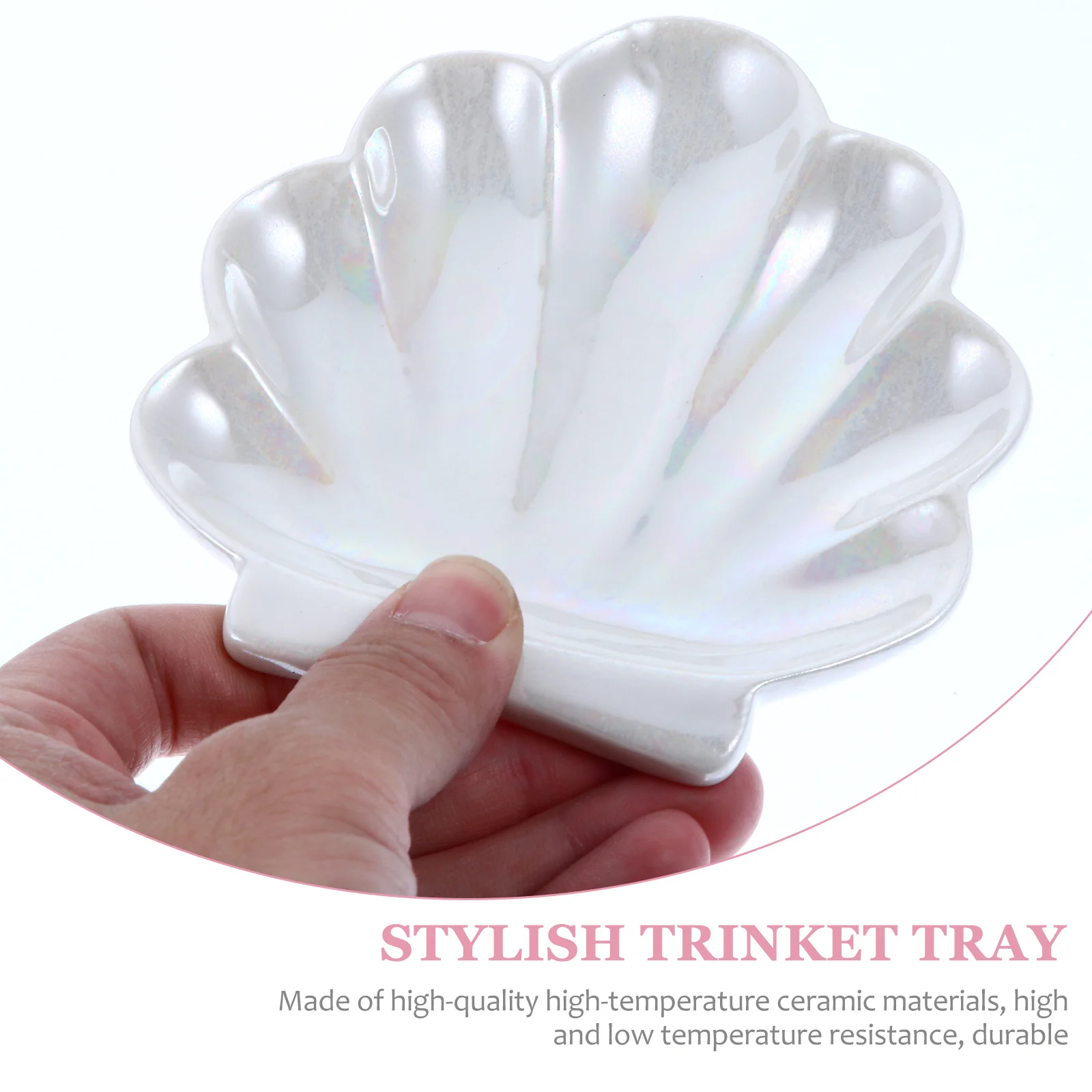 Storage Shell Jewelry Pallet Ring Earring Tray Drawer White Ceramics Display Office
Storage Shell Jewelry Pallet Ring Earring Tray Drawer White Ceramics Display Office
