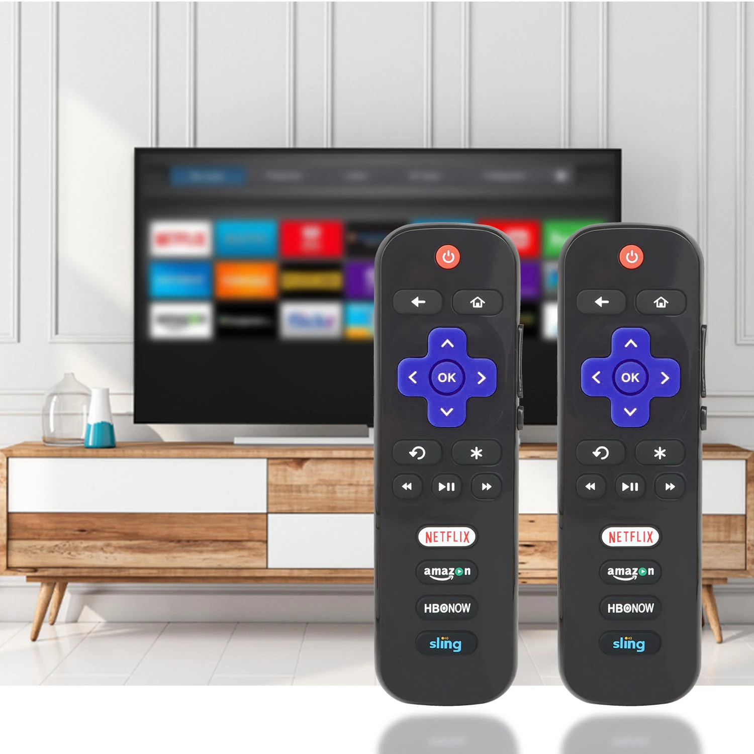1 Pair Universal Remote Use for TCL for Roku TV RC280 55UP120 32S4610R 50FS3750 32FS3700 32FS4610 Controller Replacement
1 Pair Universal Remote Use for TCL for Roku TV RC280 55UP120 32S4610R 50FS3750 32FS3700 32FS4610 Controller Replacement
