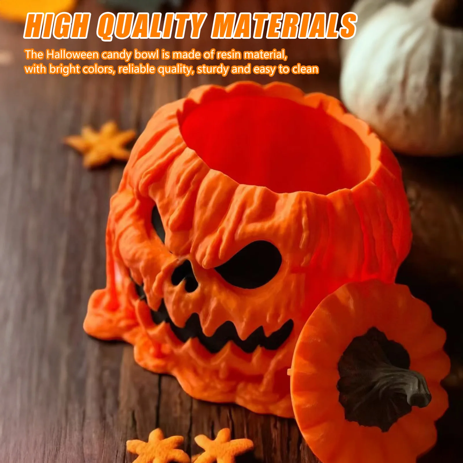 2025 Halloween Candy Bowl Cartoon Pumpkin Storage Box For Candy Dessert Desktop Resin Ornament Festival Party Decoration 18x15cm
2025 Halloween Candy Bowl Cartoon Pumpkin Storage Box For Candy Dessert Desktop Resin Ornament Festival Party Decoration 18x15cm