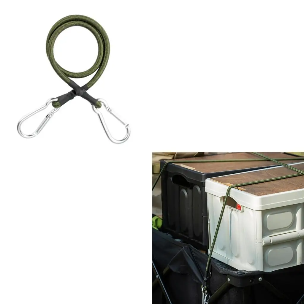 Elastic Straps with Carabiner Hook Outdoor Heavy Duty Bungee Cord Kayak Cycling Luggage Packing Rope Camping Accessories
Elastic Straps with Carabiner Hook Outdoor Heavy Duty Bungee Cord Kayak Cycling Luggage Packing Rope Camping Accessories