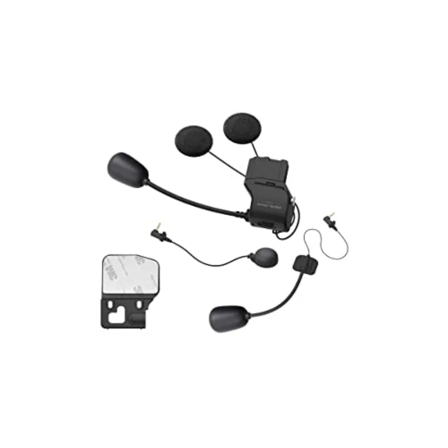 Universal Helmet Clamp Kit with HD Speakers for 20S EVO, 30K, 50S: motorcycle use, aluminum alloy, black, tool-free installatio
Universal Helmet Clamp Kit with HD Speakers for 20S EVO, 30K, 50S: motorcycle use, aluminum alloy, black, tool-free installatio