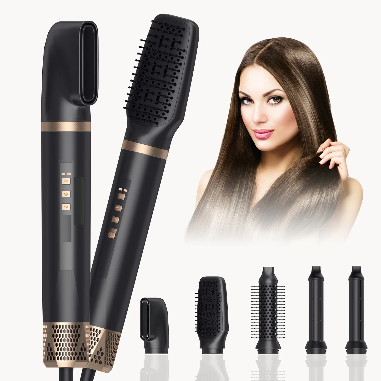 5-in-1 Hot Air Styler – Hair Dryer & Versatile Air Styler with Auto Wrap Curlers, Frizz-Free Hair Styler Tool Gift for Women
5-in-1 Hot Air Styler – Hair Dryer & Versatile Air Styler with Auto Wrap Curlers, Frizz-Free Hair Styler Tool Gift for Women