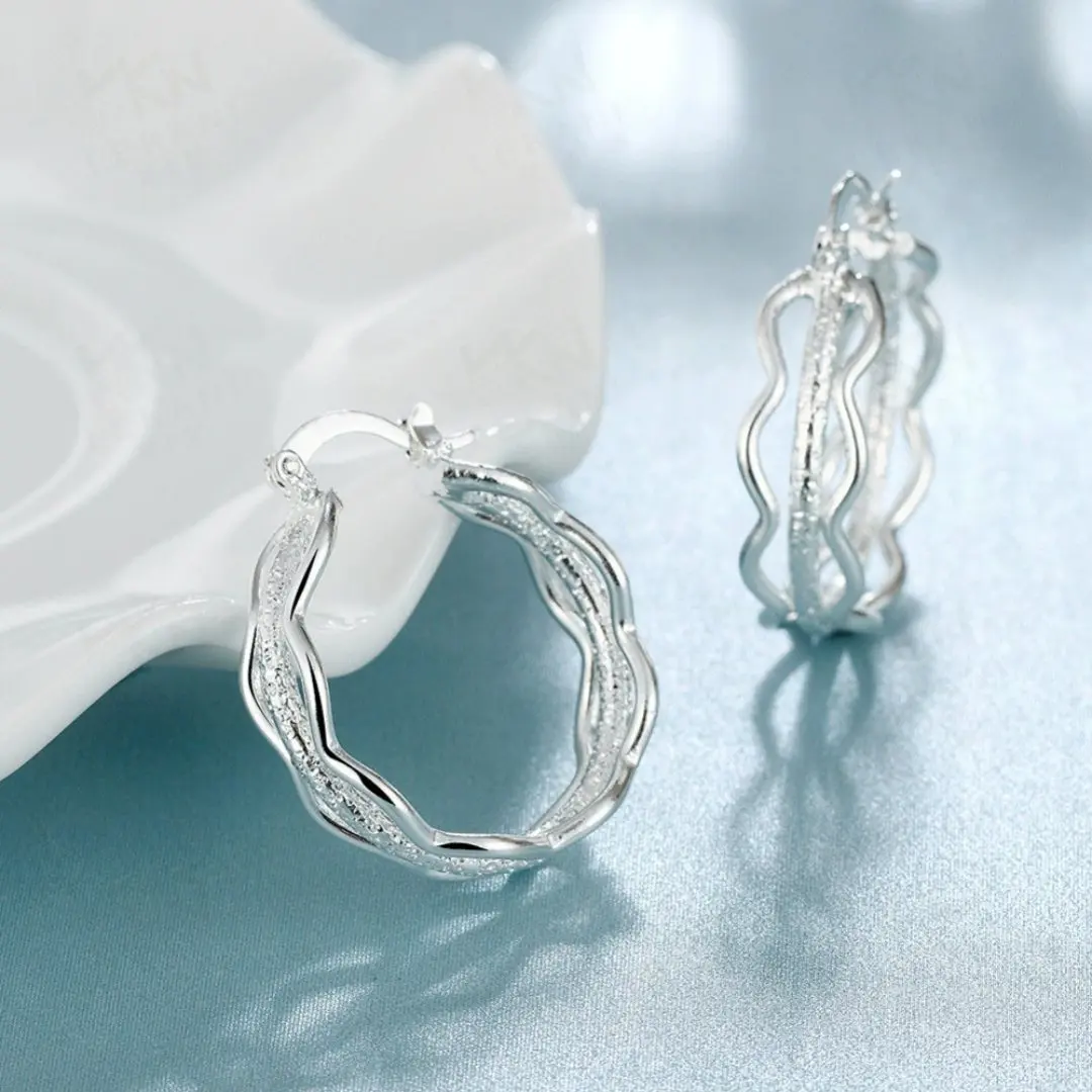 JewelryTop Store Cute Lady 925 Sterling Silver Hoop Women Wedding Earring Jewelry Charms Cute Fashion Christmas Gift Nice
JewelryTop Store Cute Lady 925 Sterling Silver Hoop Women Wedding Earring Jewelry Charms Cute Fashion Christmas Gift Nice