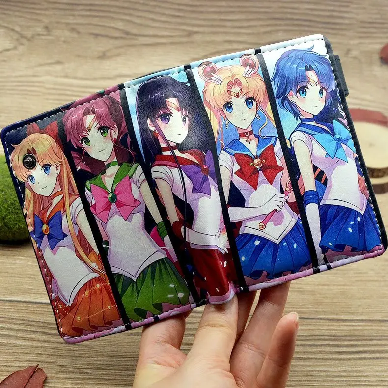 Anime Sailor Moon PU Wallet Cartoon Figures Tsukino Usagi Coin Purse Foldable Wallet Card Holder Children Adult Toys Fans Gift
Anime Sailor Moon PU Wallet Cartoon Figures Tsukino Usagi Coin Purse Foldable Wallet Card Holder Children Adult Toys Fans Gift