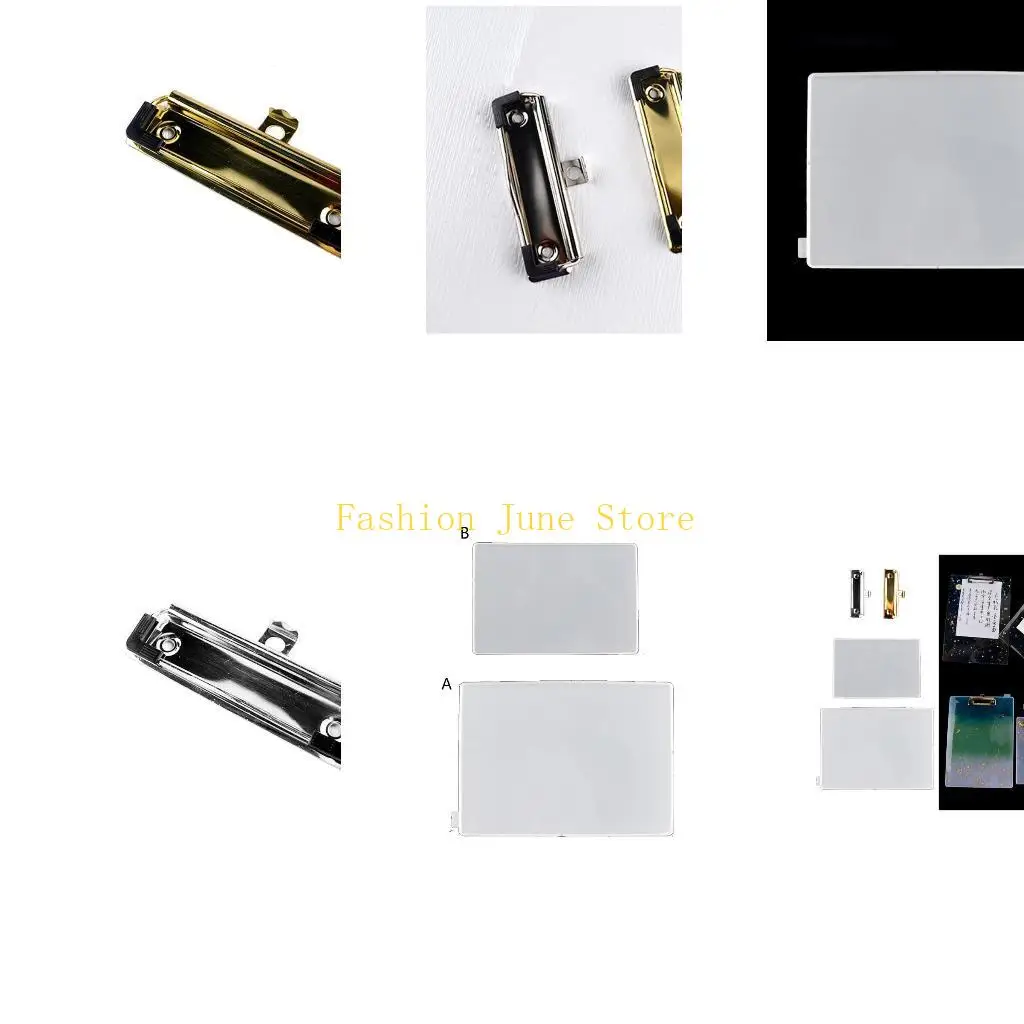 N5KA DIY Clipboard Resin Mold File Folder Resin Molds Drawing Board Mold Art Tool
N5KA DIY Clipboard Resin Mold File Folder Resin Molds Drawing Board Mold Art Tool