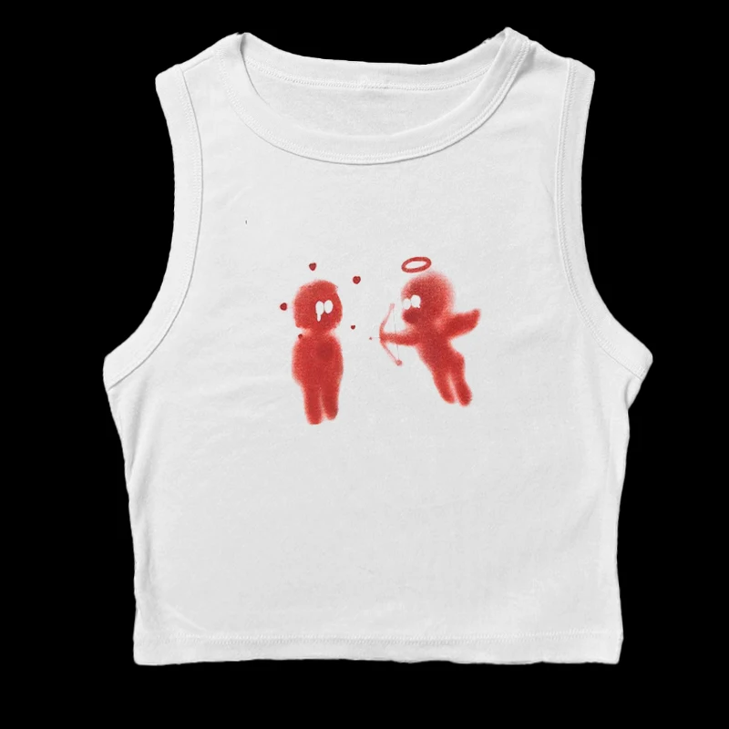 2025 Spring/Summer New European and American Y2K Sexy Temperament Women's T-shirt Gothic Printed Pattern Two Piece Set Strap
2025 Spring/Summer New European and American Y2K Sexy Temperament Women's T-shirt Gothic Printed Pattern Two Piece Set Strap
