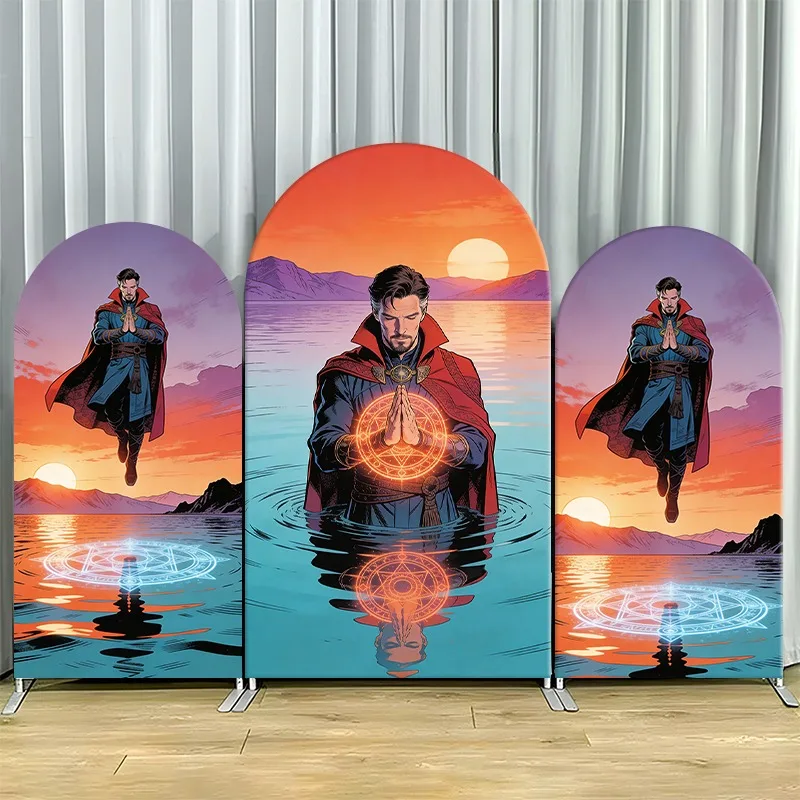 Arch Backdrop Cover Single Side Doctor Strange Magic Sunset Water Reflection Party Decoration Photo Booth Background Props Event
Arch Backdrop Cover Single Side Doctor Strange Magic Sunset Water Reflection Party Decoration Photo Booth Background Props Event