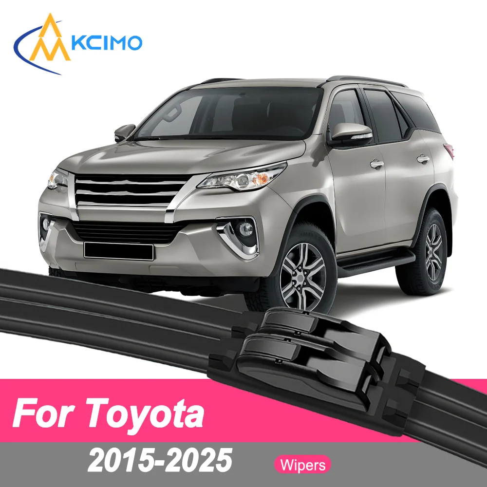Premium Rubber Durable Silent Windshield Wiper Blades 2pcs for Toyota Fortuner AN150 AN160 2015-2025 SW4 Front Wiper Blades Set
Premium Rubber Durable Silent Windshield Wiper Blades 2pcs for Toyota Fortuner AN150 AN160 2015-2025 SW4 Front Wiper Blades Set