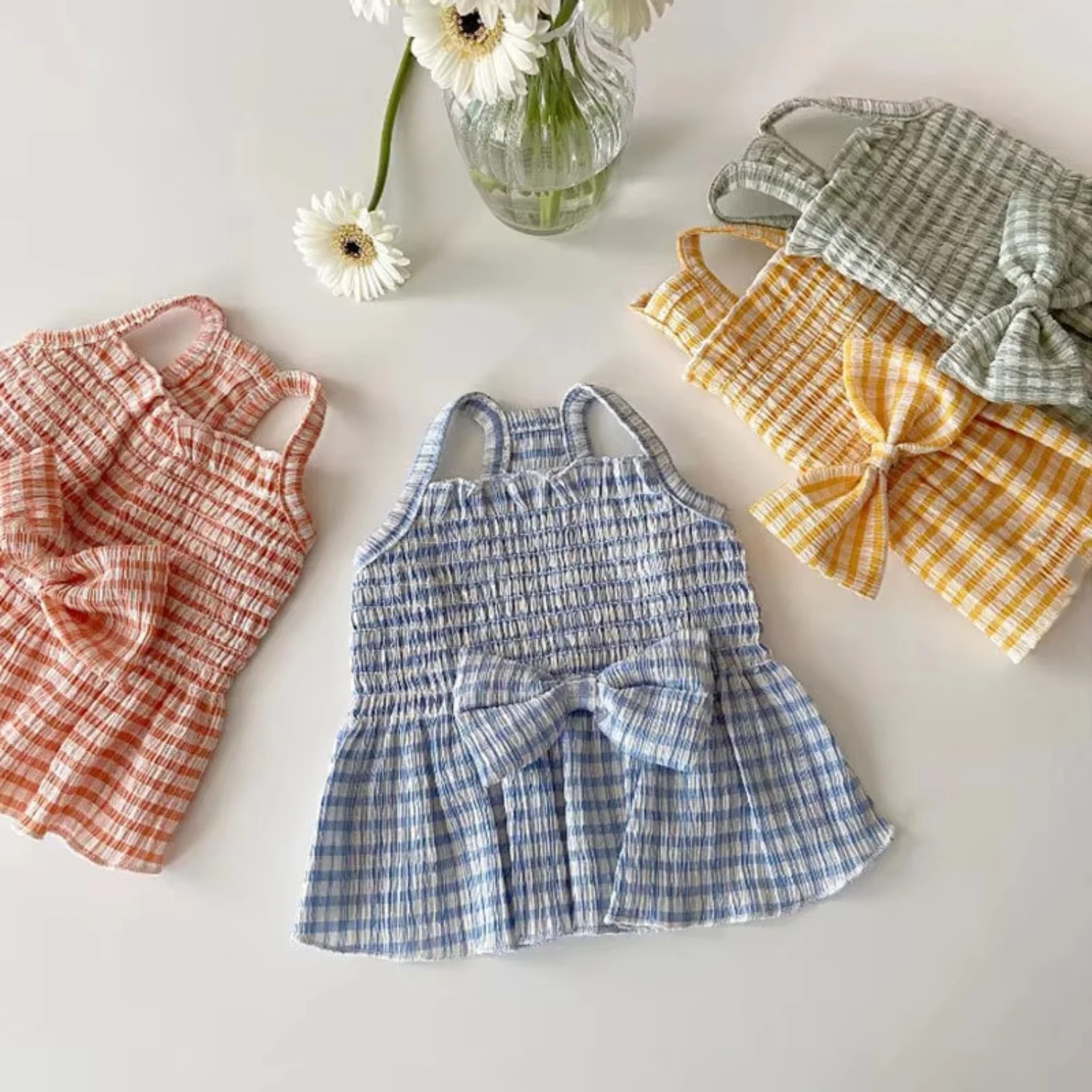 Dog Dress Summer Puppy Clothes Dog Suspender Skirt Pet Bow Striped Vest Chihuahua Bichon Kitten Pet Clothing Dog Apparel
Dog Dress Summer Puppy Clothes Dog Suspender Skirt Pet Bow Striped Vest Chihuahua Bichon Kitten Pet Clothing Dog Apparel