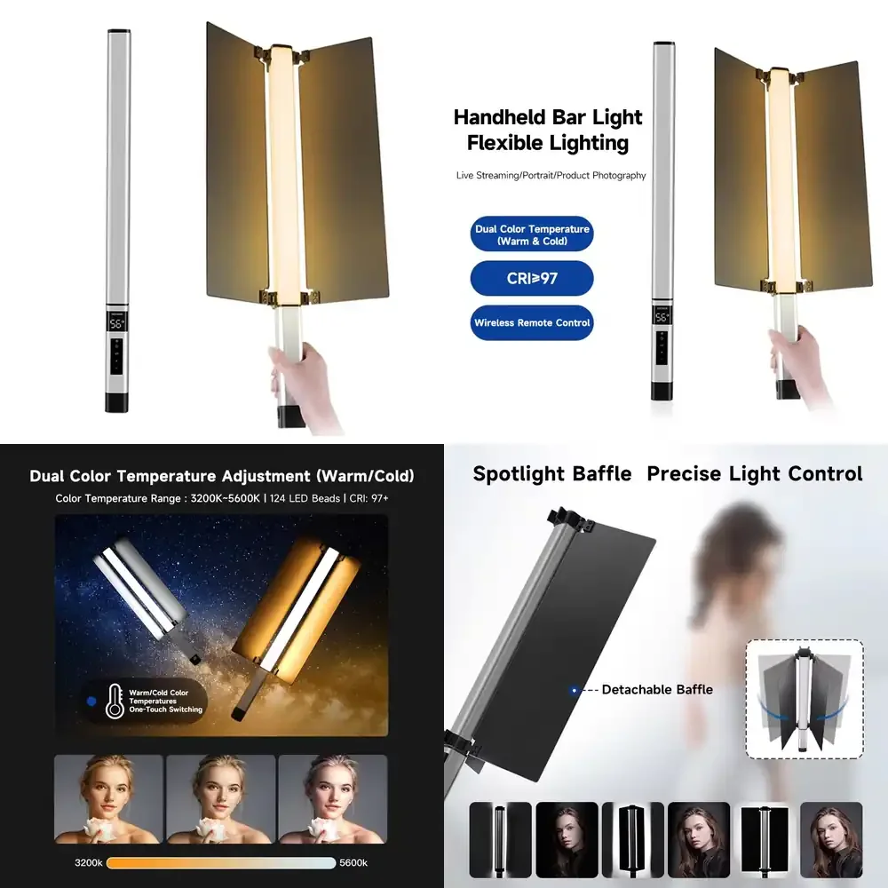 For Nuer RGB Light Bar Portable Outdoor Night Scene Photography Hand-Held LED Ice Lantern Live Video Shooting Remote Control
For Nuer RGB Light Bar Portable Outdoor Night Scene Photography Hand-Held LED Ice Lantern Live Video Shooting Remote Control
