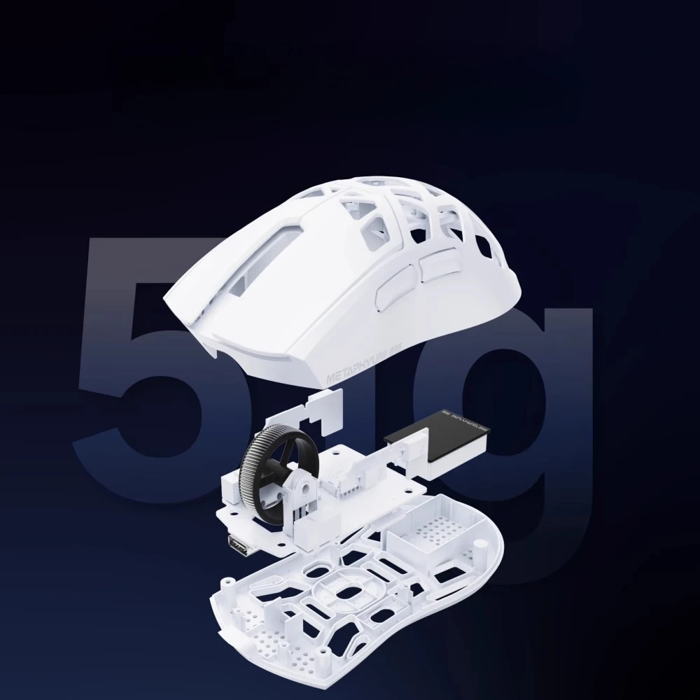 Metapanda M6 Gaming Mouse PD3950 Tri-Mode Magnesium Aluminium Alloy High Performance Custom 42000dpi Double 8k LightWeight Mouse
Metapanda M6 Gaming Mouse PD3950 Tri-Mode Magnesium Aluminium Alloy High Performance Custom 42000dpi Double 8k LightWeight Mouse