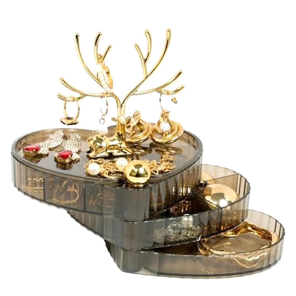 Jewelry Boxes & Organizers, 3-Layer Rotating Jewelry Tray Case, Long Antlers for Rings, Jewelry Storage Box,C
Jewelry Boxes & Organizers, 3-Layer Rotating Jewelry Tray Case, Long Antlers for Rings, Jewelry Storage Box,C