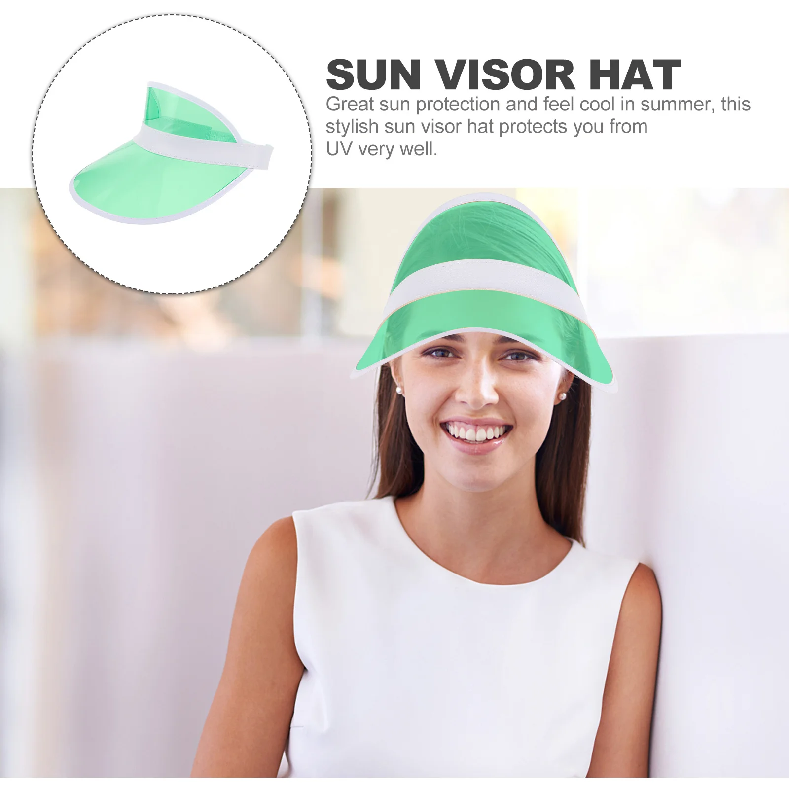 Sun Visor Hat Women Wide Brim Beach Hat Uv Protection Summer Sunshade Outdoor Sports Fishing Hiking Travel Lightweight
Sun Visor Hat Women Wide Brim Beach Hat Uv Protection Summer Sunshade Outdoor Sports Fishing Hiking Travel Lightweight